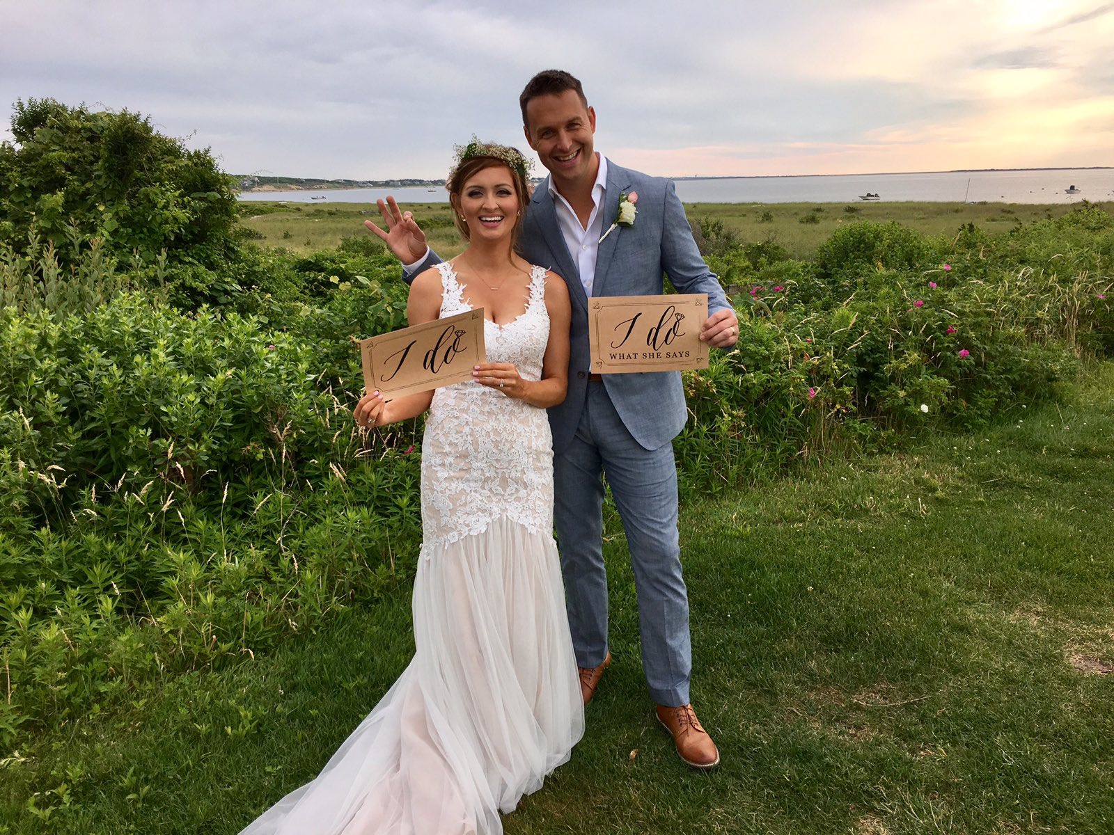 Emily and Ryan Jennings on their wedding day, posted on December 1, 2025. | Source: Facebook/Ryan Jennings