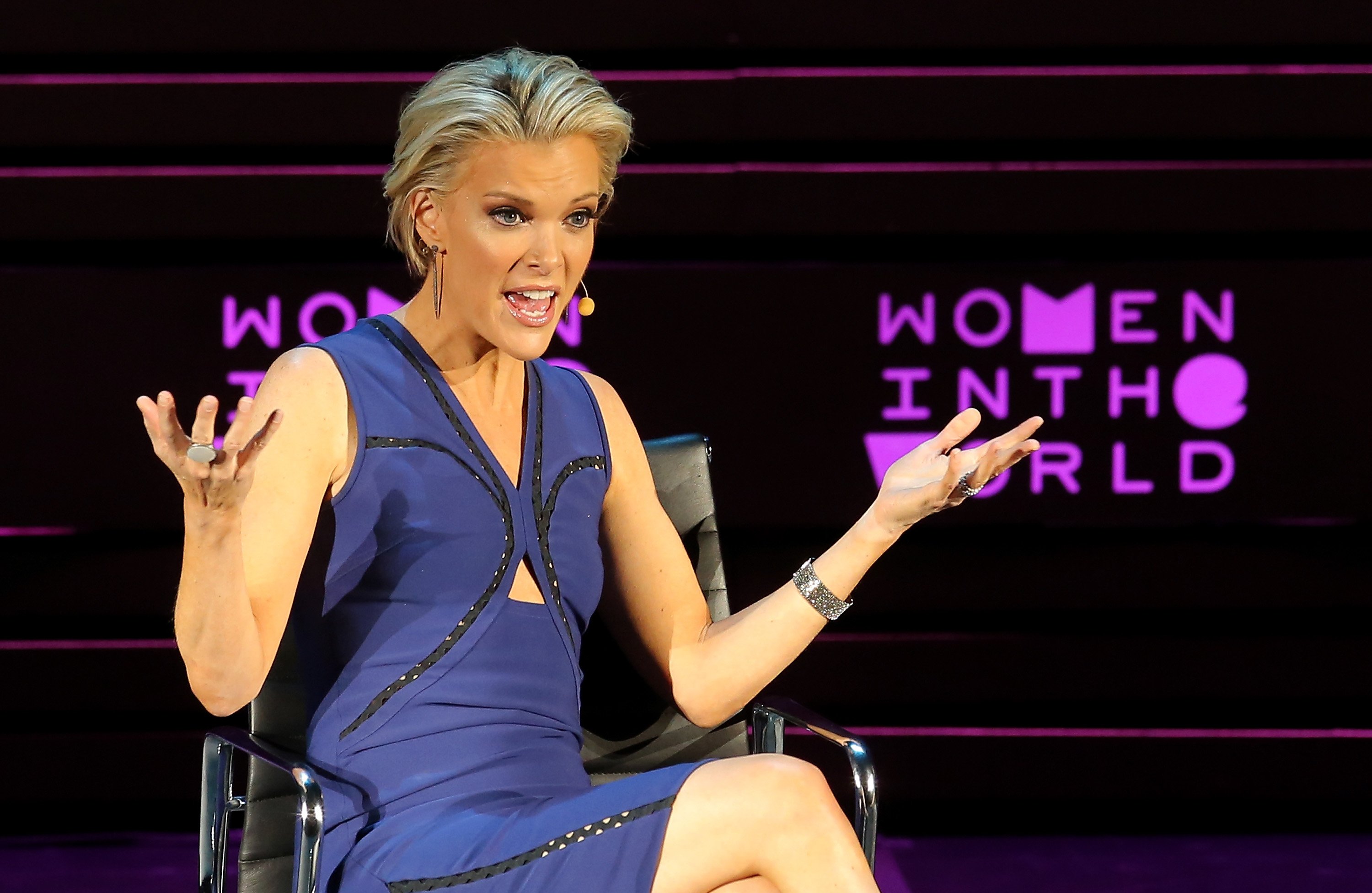Megyn Kelly speaks onstage at the 7th Annual Women In The World Summit on April 6, 2016, in New York City. | Source: Getty Images.