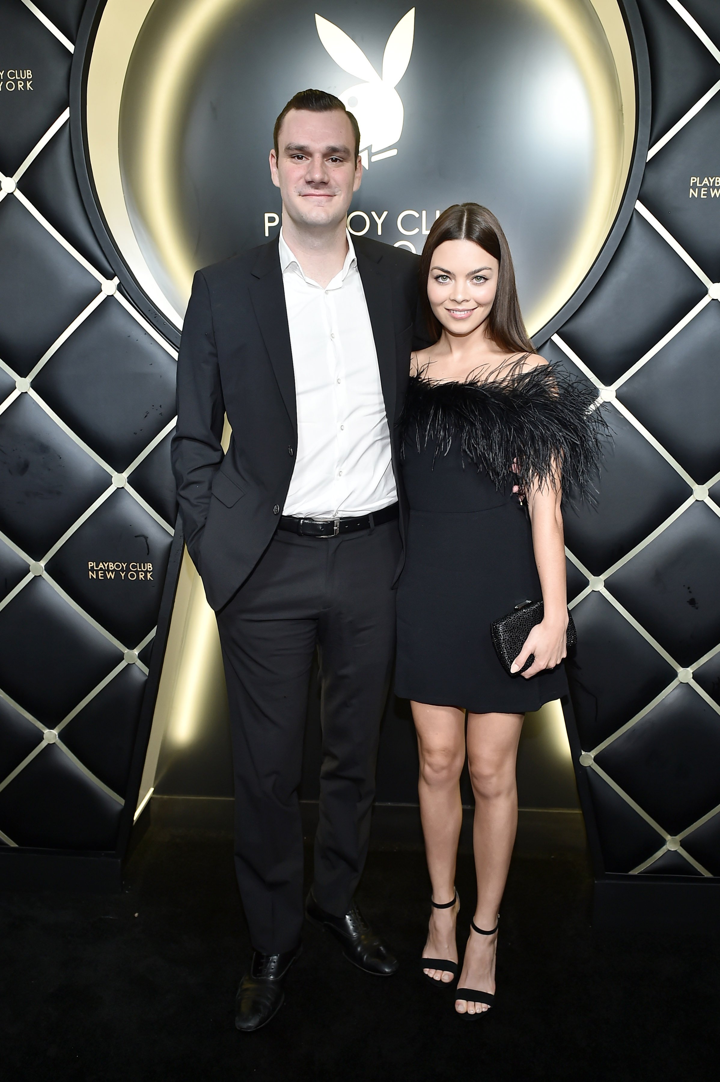 Cooper Hefner and his wife Scarlett Byrne are photographed as they arrive at Playboy Club New York Grand Opening in New York City | Source: Getty Images