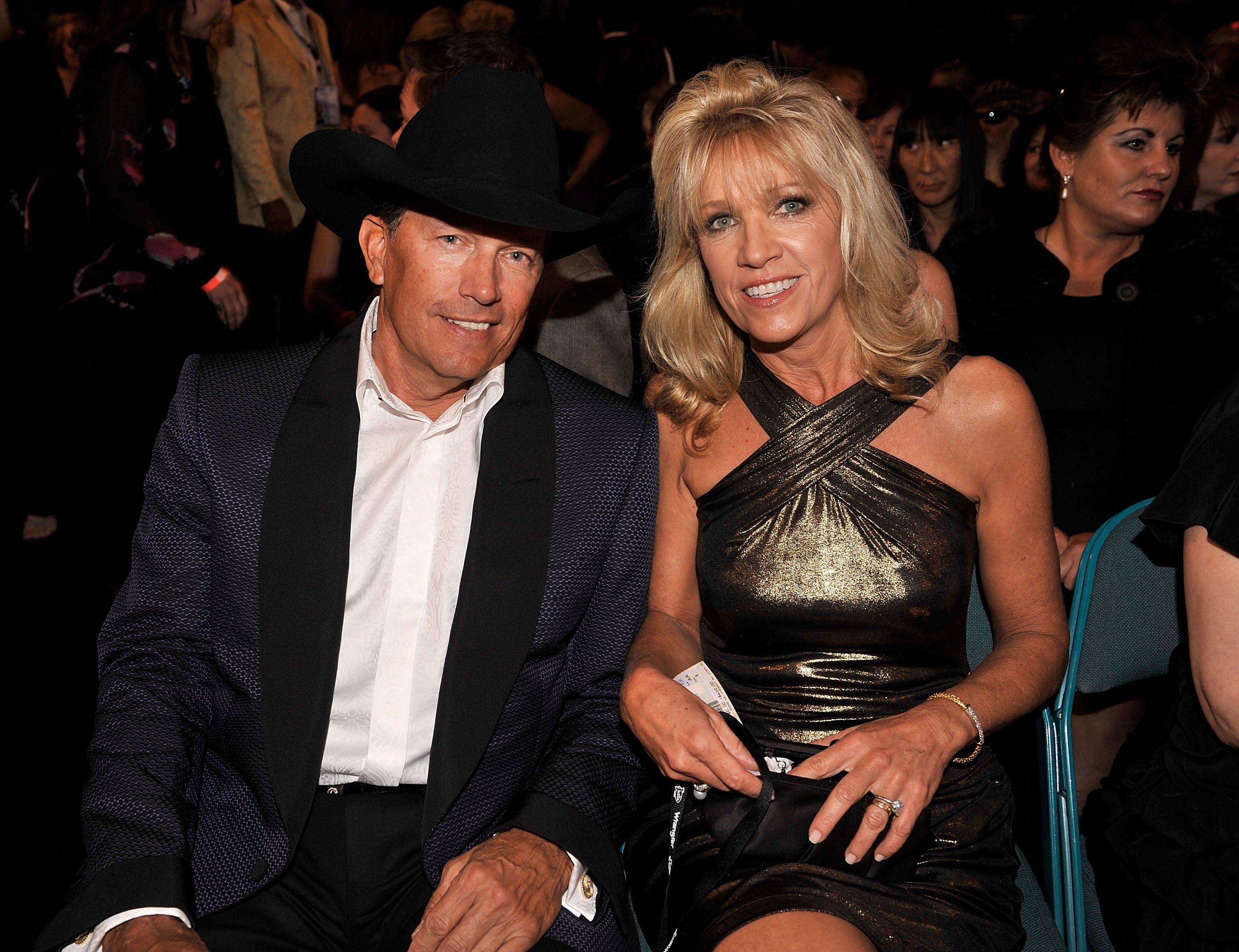 George Strait and wife Norma Strait pose during the 44th annual Academy Of Country Music Awards held at the MGM Grand on April 5, 2009 in Las Vegas, Nevada | Source: Getty Images 