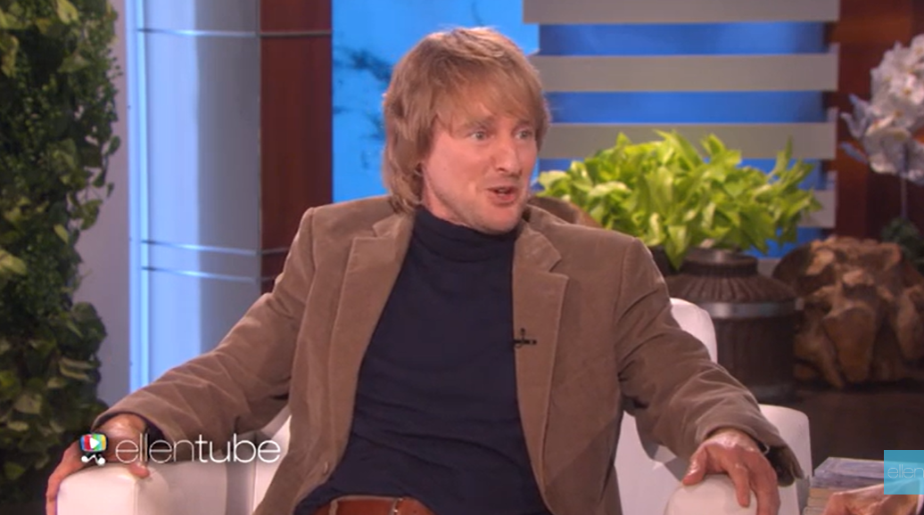 Owen Wilson talking to Ellen DeGeneres on "The Ellen DeGeneres Show" in a post dated June 8, 2017 | Source: YouTube/TheEllenShow