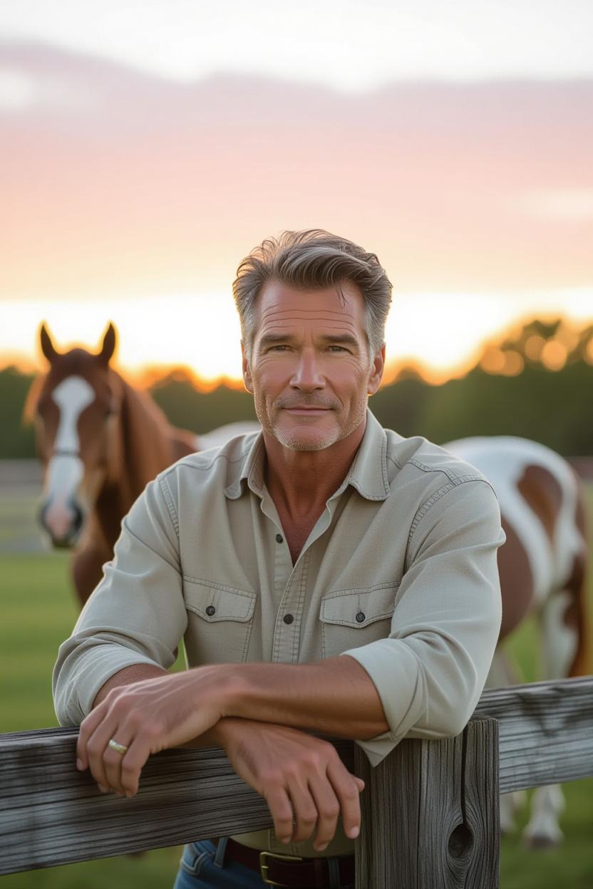 AI offers a glimpse into an older, modern-day Patrick Swayze. | Source: Grok
