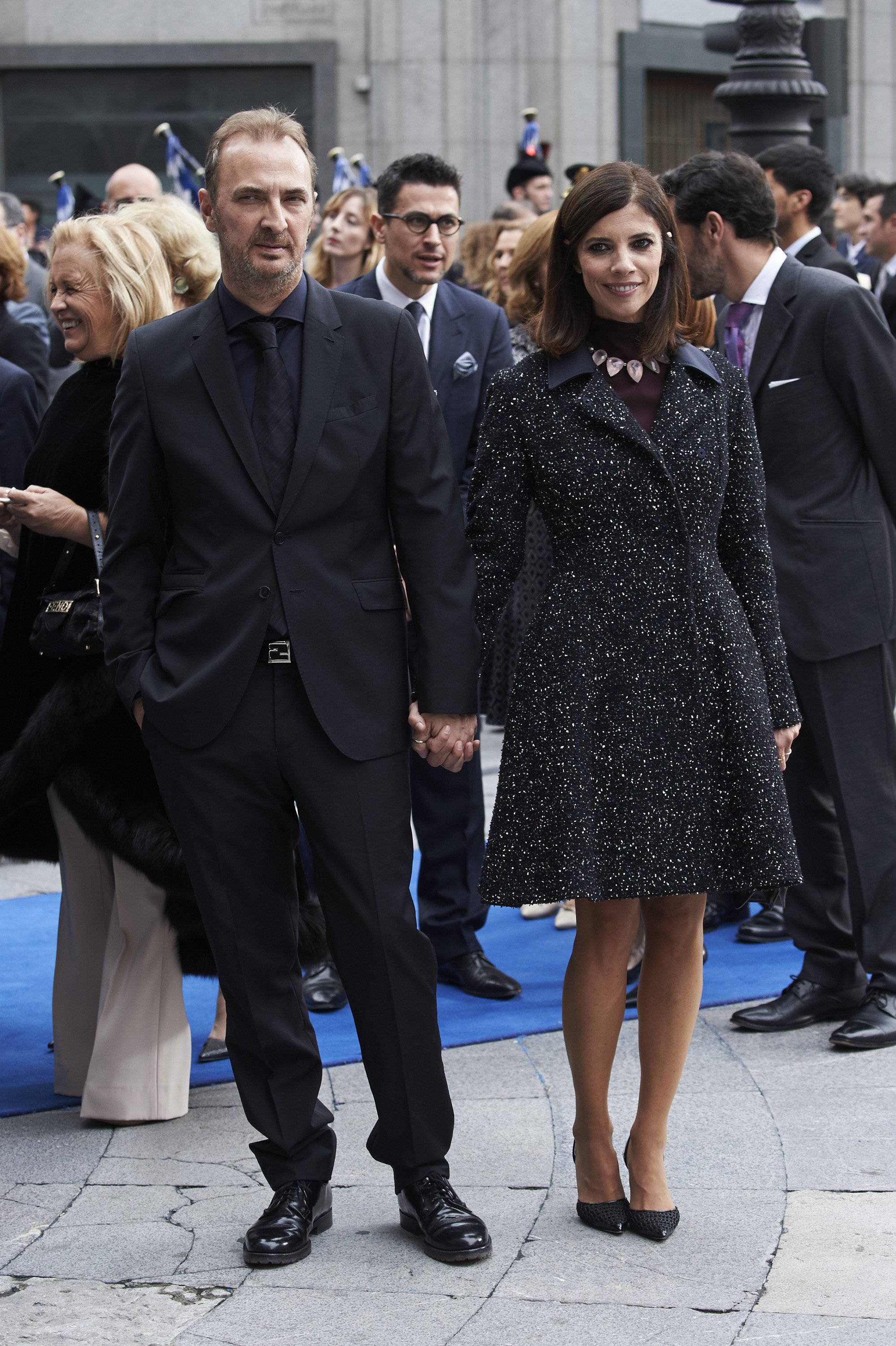 Pedro Lanza y Maribel Verdú en los Premios Princesa de Asturias 2015 en Oviedo, España. | Foto: Getty Images