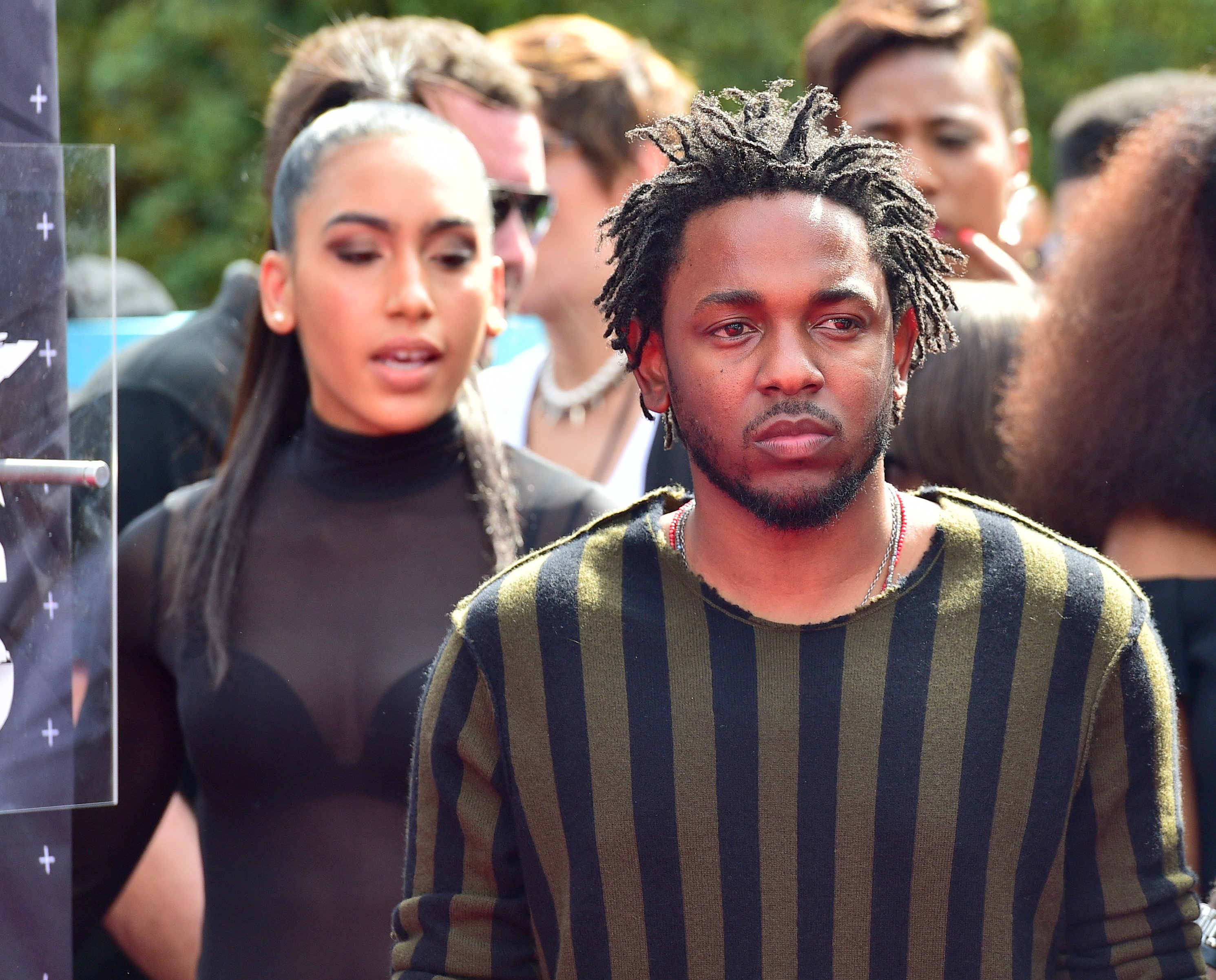 Whitney Alford and Kendrick Lamar at the 2015 BET Awards on June 28, 2015 in Los Angeles, California. | Source: Getty Images