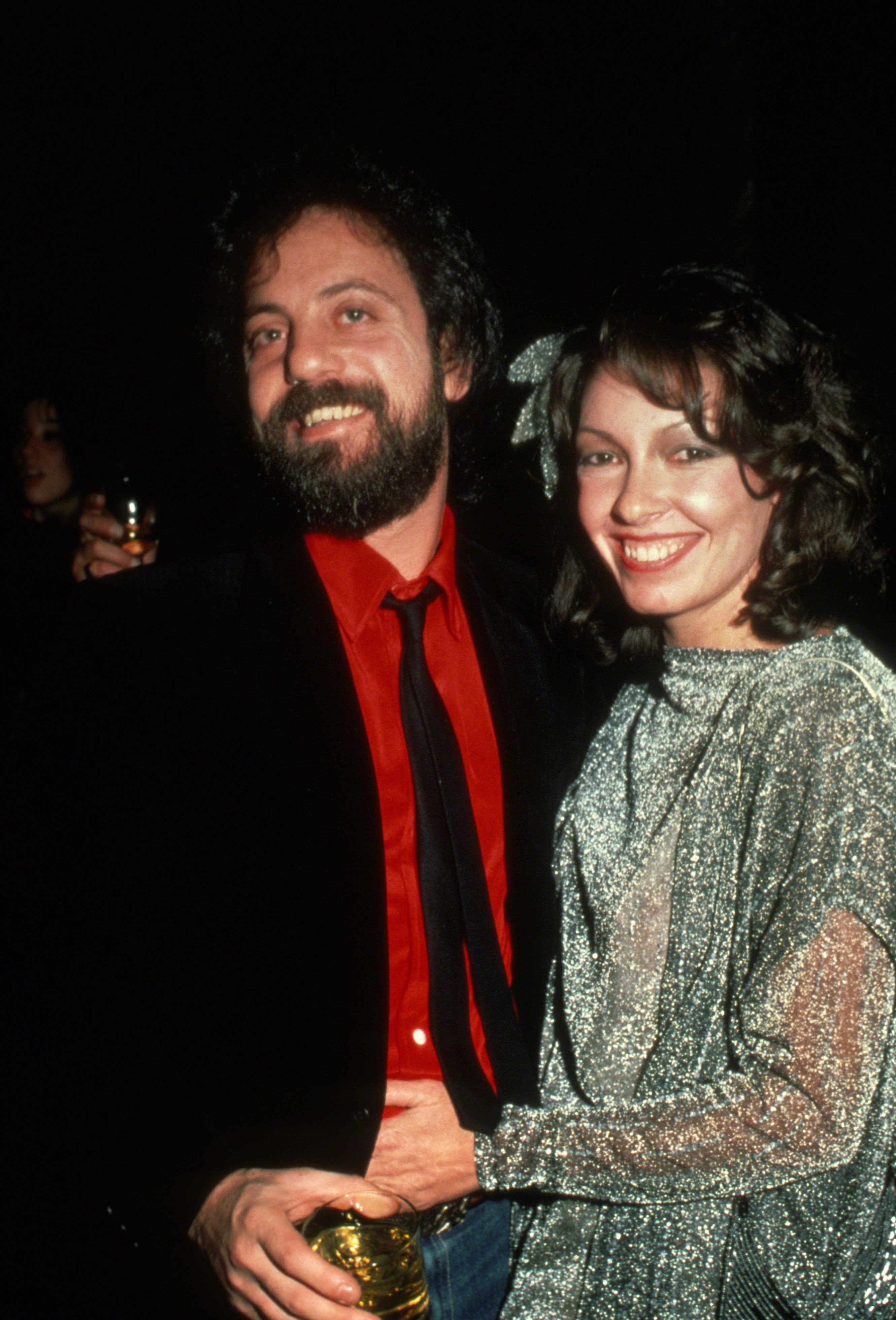Billy Joel pictured with spouse and manager Elizabeth Weber in 1981 in New York City. / Source: Getty Images