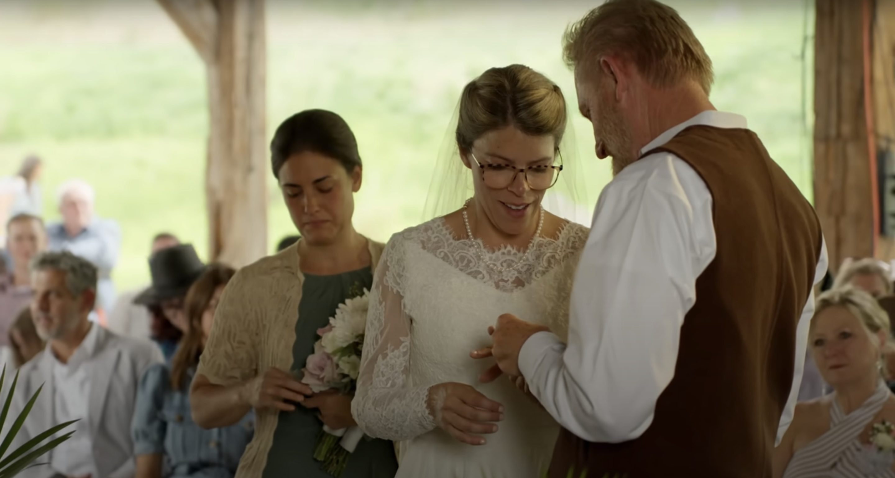 Rory and Rebecca exchanging vows | Source: YouTube/@RoryFeek