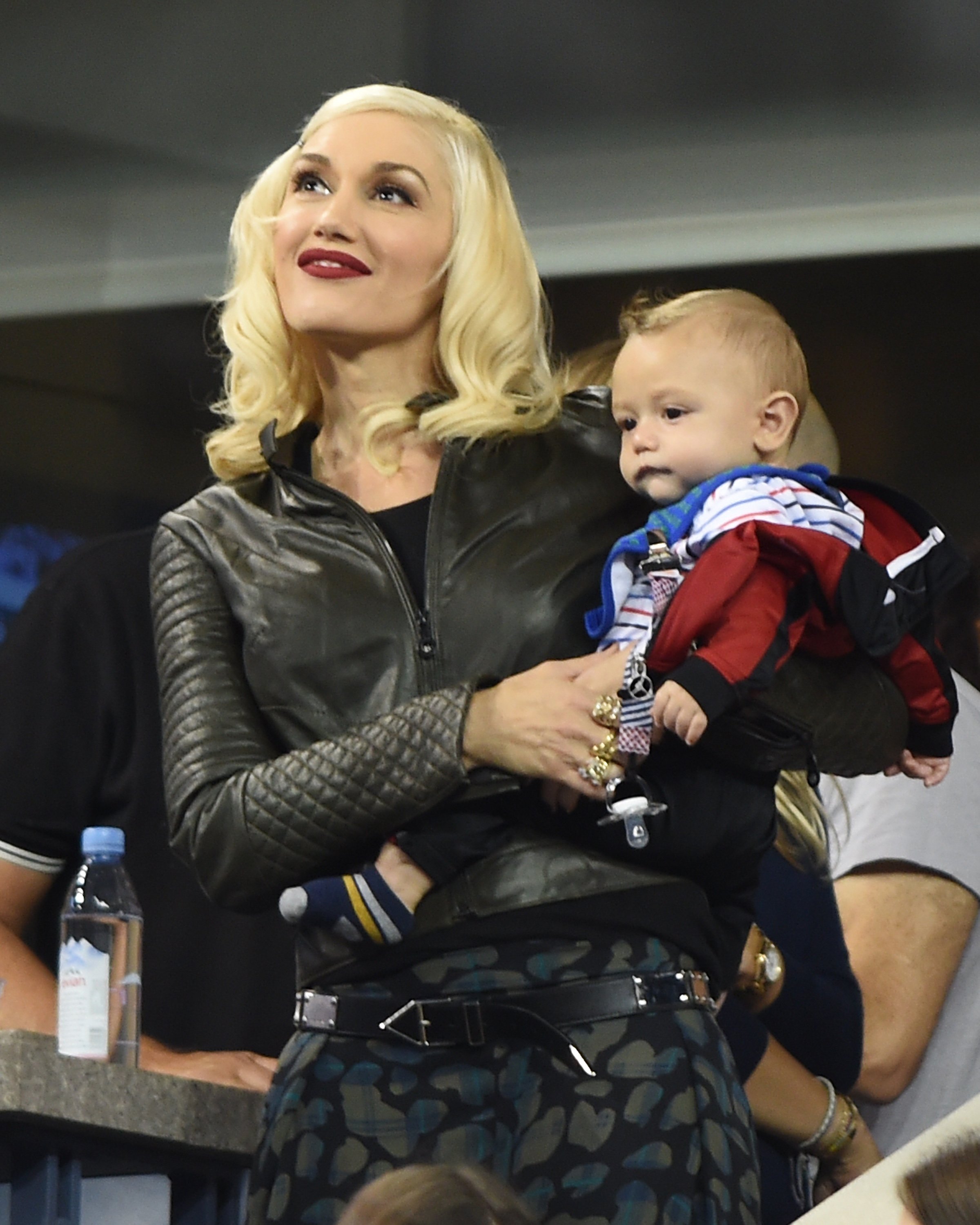 Gwen Stefani and Apollo Bowie Rossdale at the US Open on September 4, 2014, in New York City | Source: Getty Images