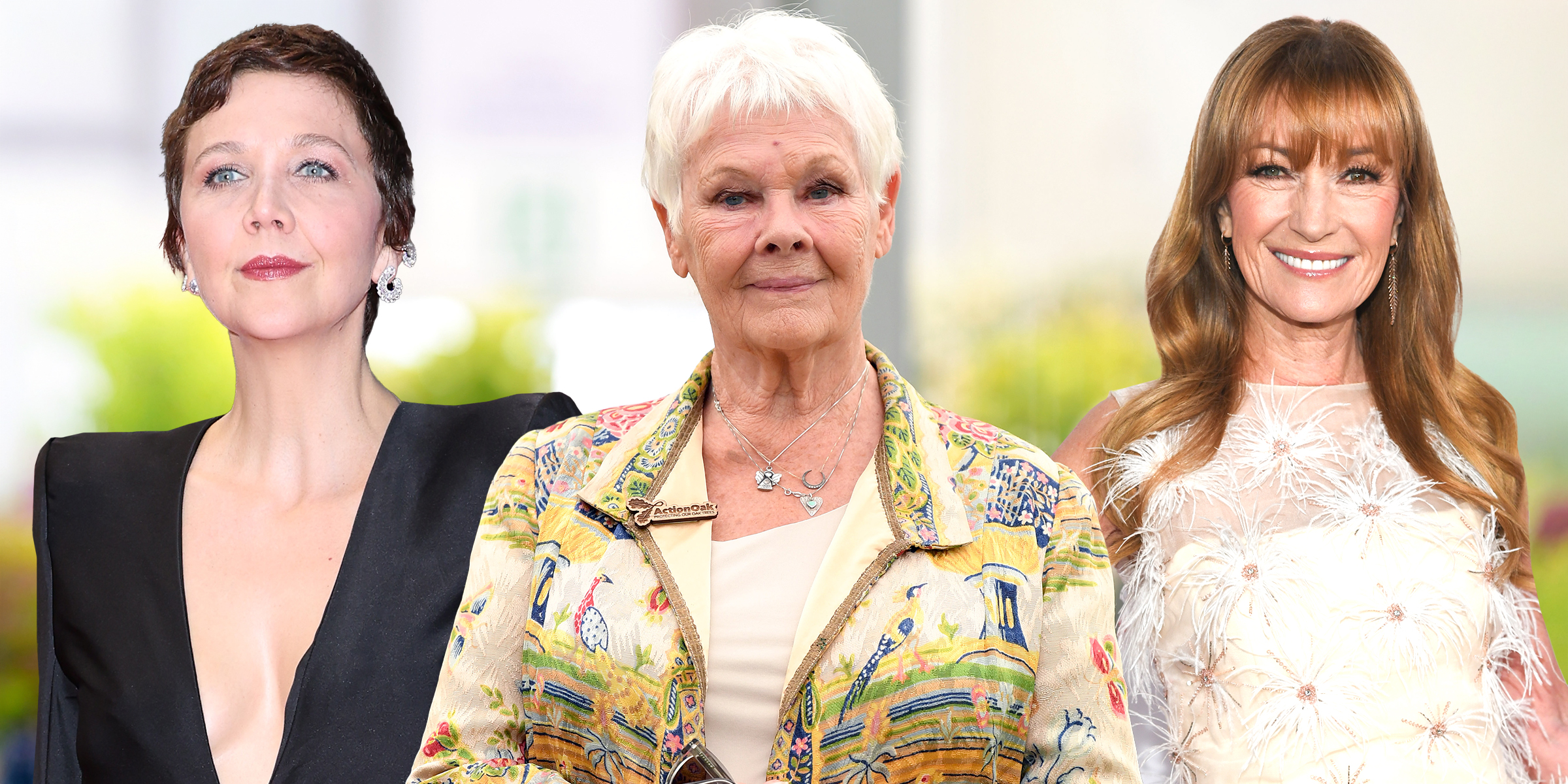 Maggie Gyllenhaal | Dame Judi Dench | Jane Seymour | Source: Getty Images