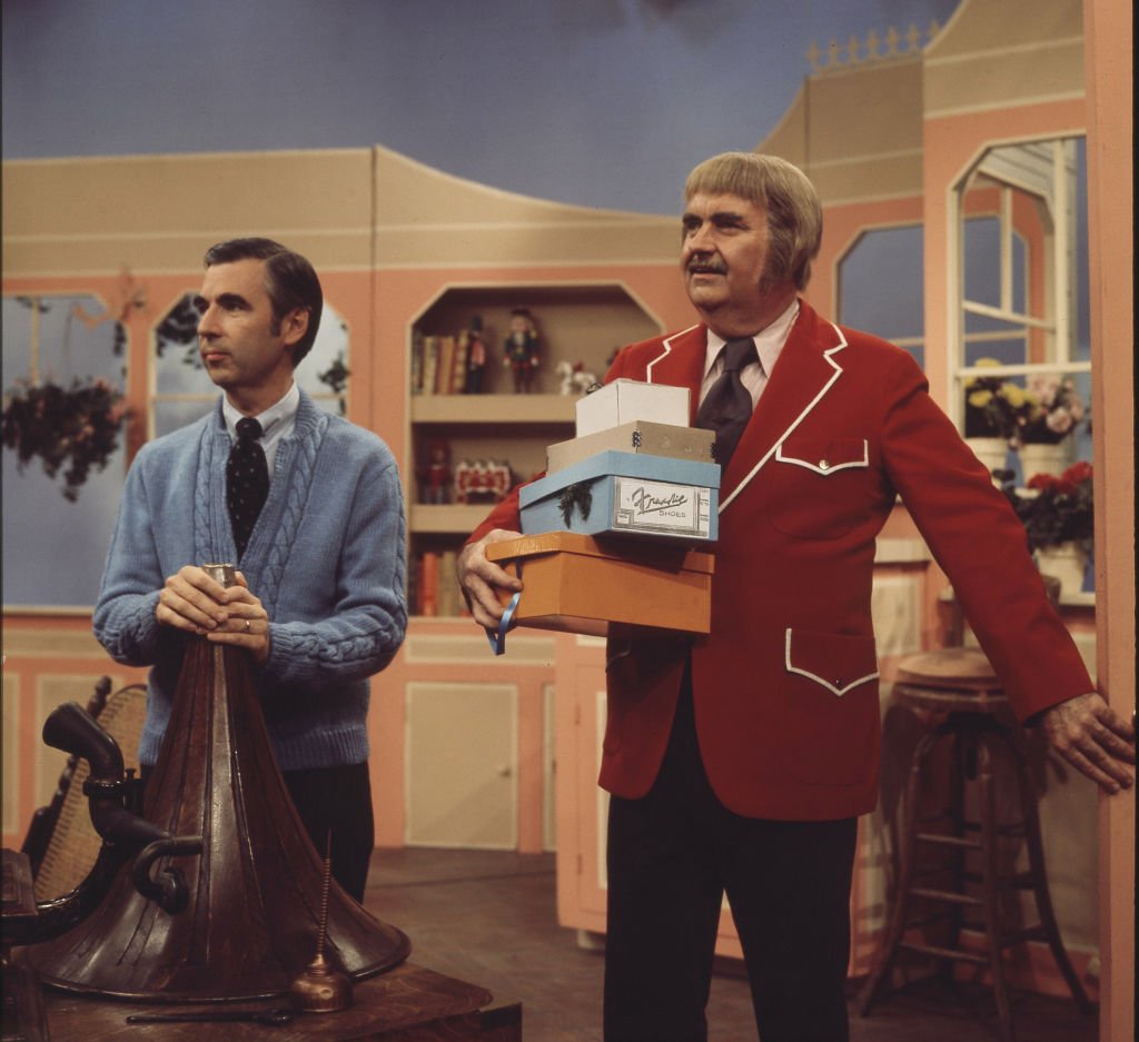 Fred Rogers and Bob Keeshan together on an episode of Keeshan's 'Captain Kangaroo' show, crica 1970s | Photo: Getty Images