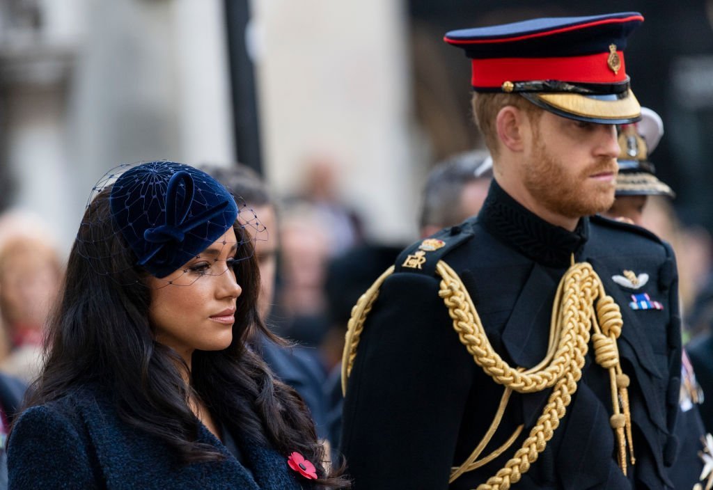 Meghan, Duchess of Sussex and Prince Harry, Duke of Sussex attend the 91st Field of Remembrance at Westminster Abbey | Photo: Getty Images