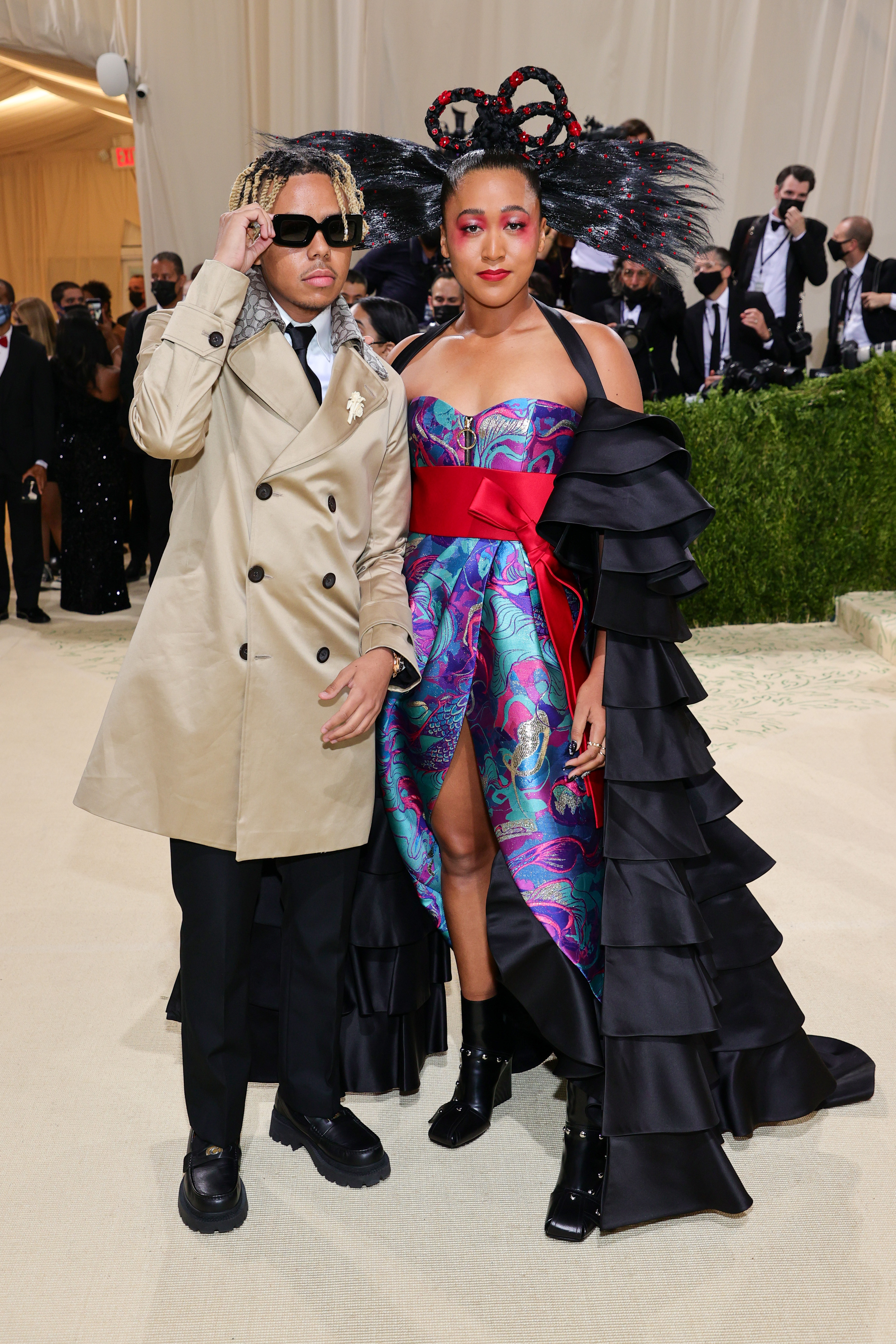 Cordae and Naomi Osaka at the Met Gala Celebrating In America: A Lexicon Of Fashion in New York City on September 13, 2021. | Source: Getty Images
