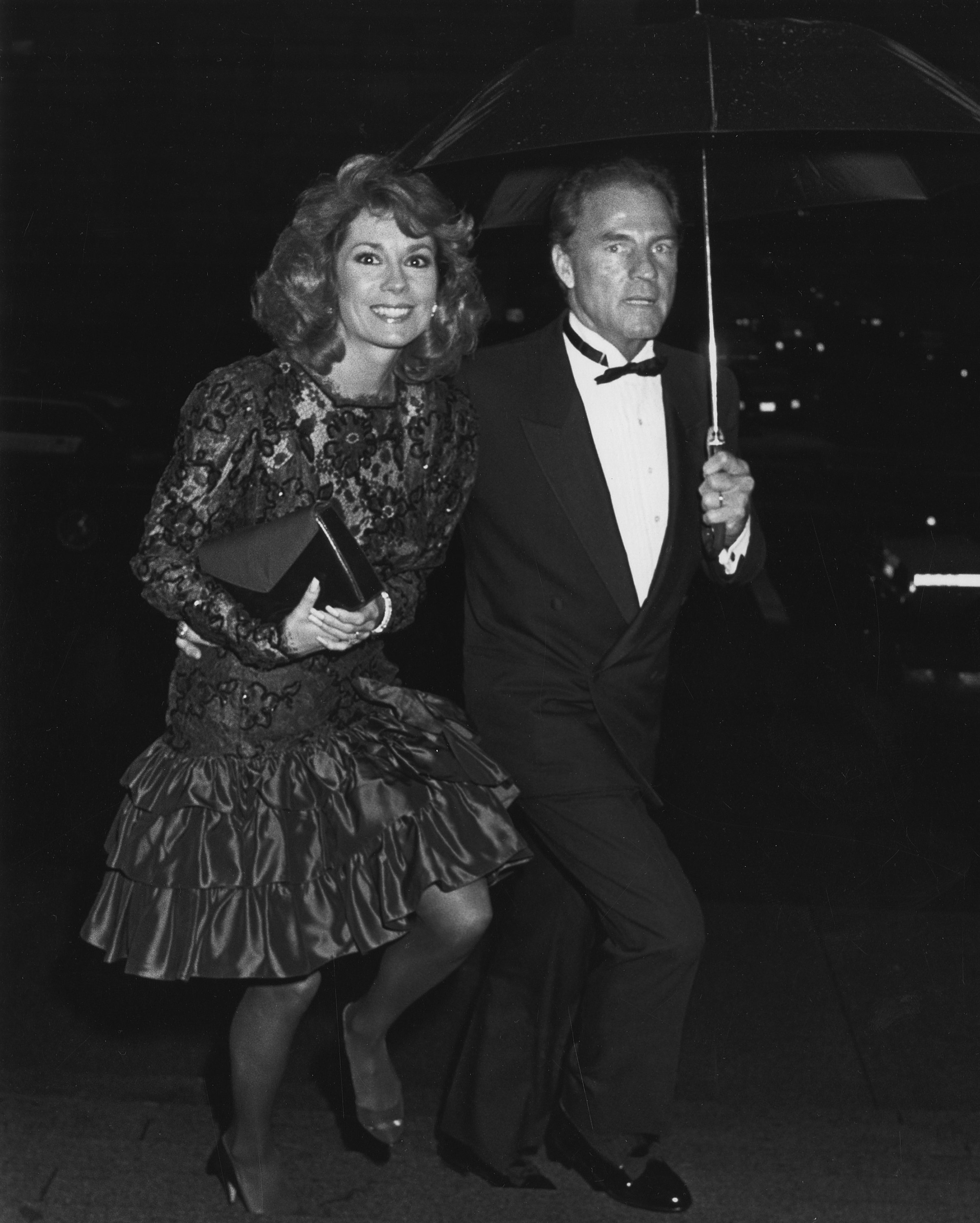 Kathie Lee and Frank Gifford at Laura Steinberg and Jonathan Tisch's wedding on April 18, 1988, in New York City. | Source: Ron Galella/Ron Galella Collection/Getty Images