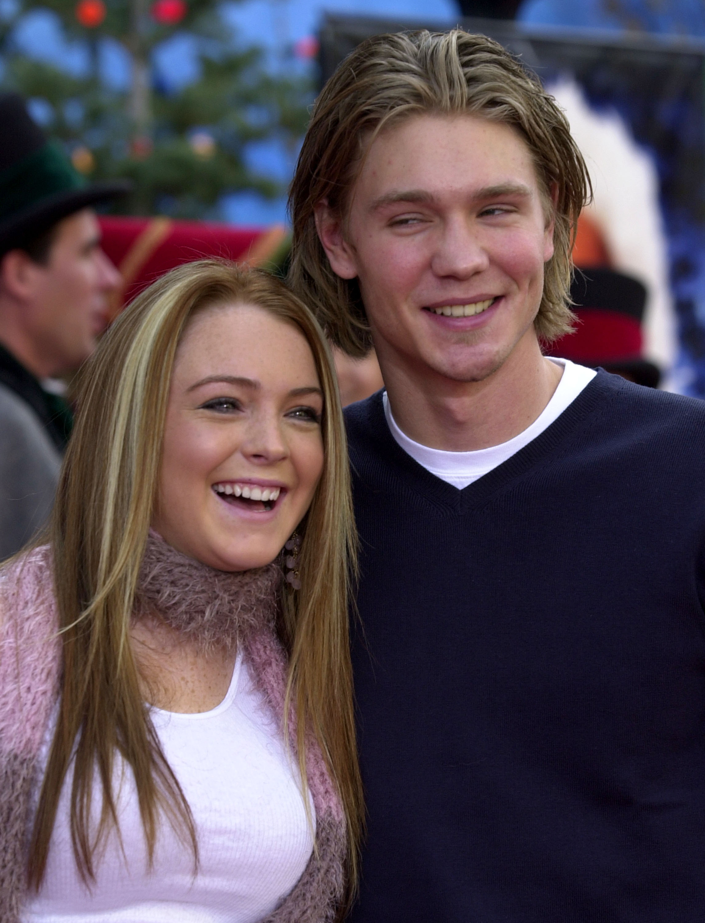 Lindsay Lohan and Chad Michael Murray at the premiere of "The Santa Clause 2" in Hollywood, California in 2002. | Source: Getty Images