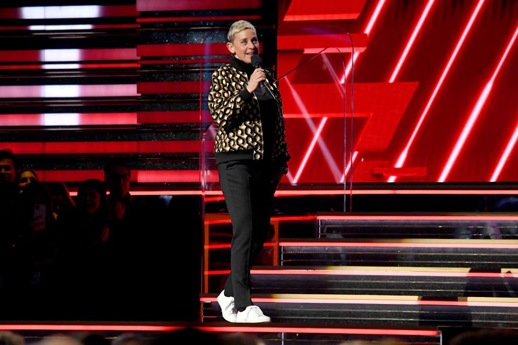 Ellen DeGeneres speaks onstage during the 62nd Annual GRAMMY Awards at Staples Center on January 26, 2020 | Photo: Getty Images