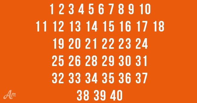 Welche Zahl fehlt?