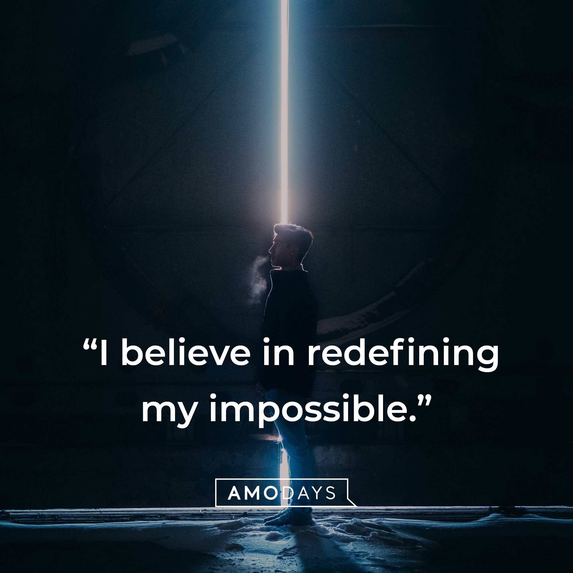 Nike’s quote: “I believe in redefining my impossible.” | Source: AmoDays
