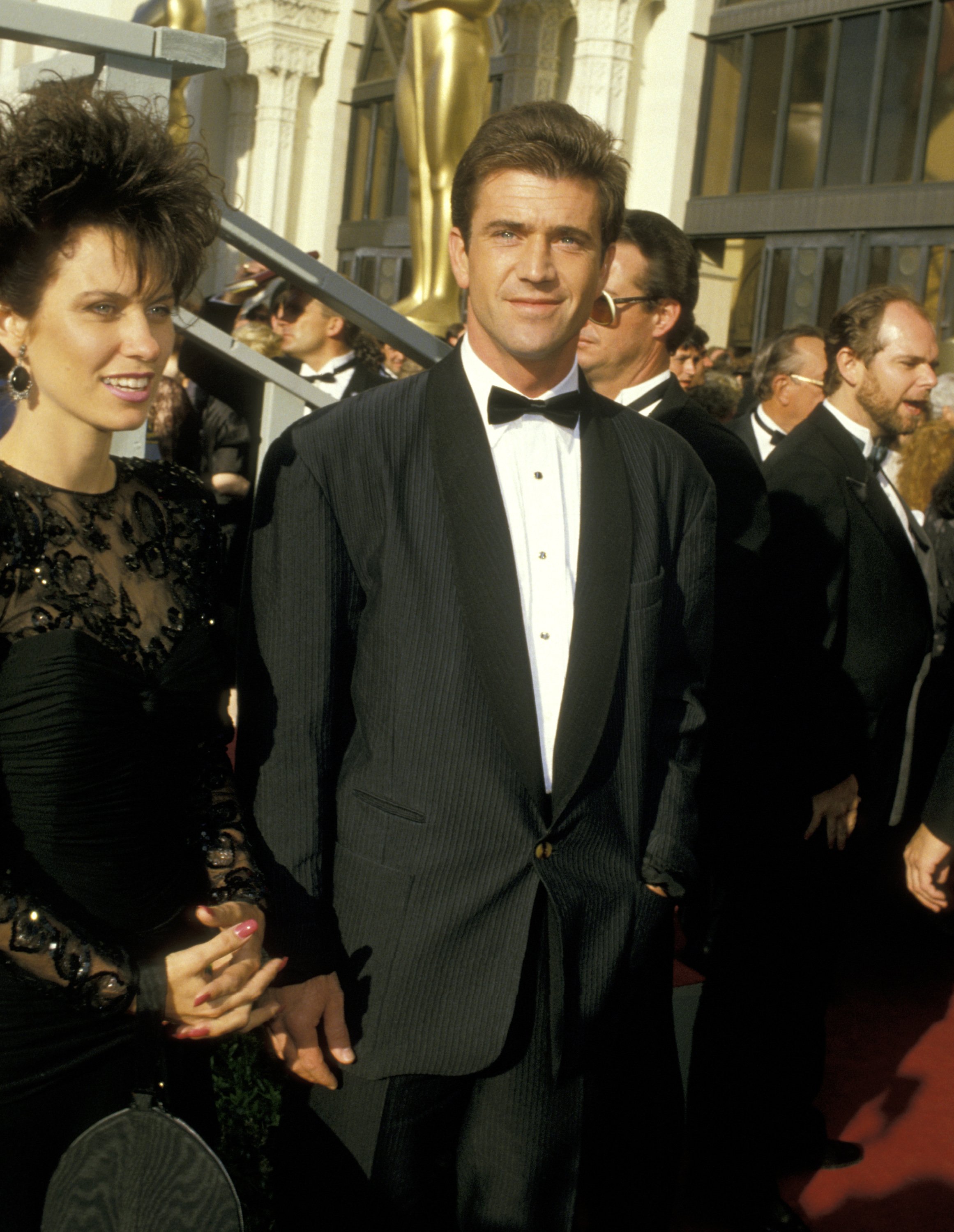 Mel Gibson and Robyn Moore Gibson at the 60th Annual Academy Awards on April 11, 1988 | Source: Getty Images