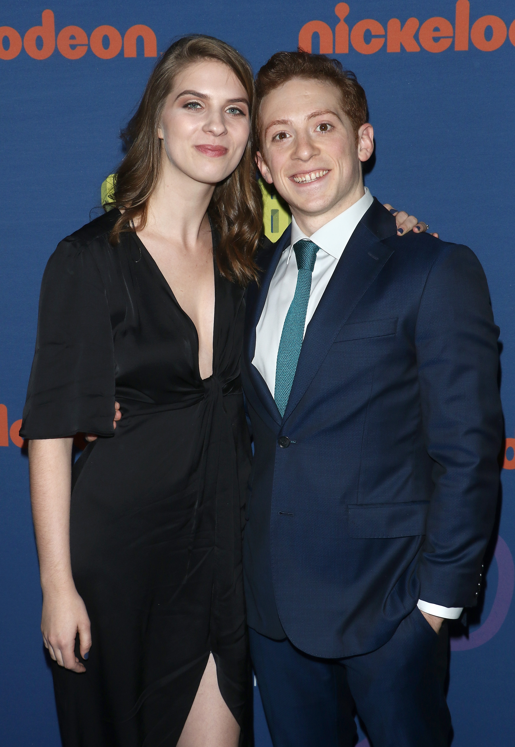 Ethan Slater and Lilly Jay on December 4, 2017, in New York City | Source: Getty Images