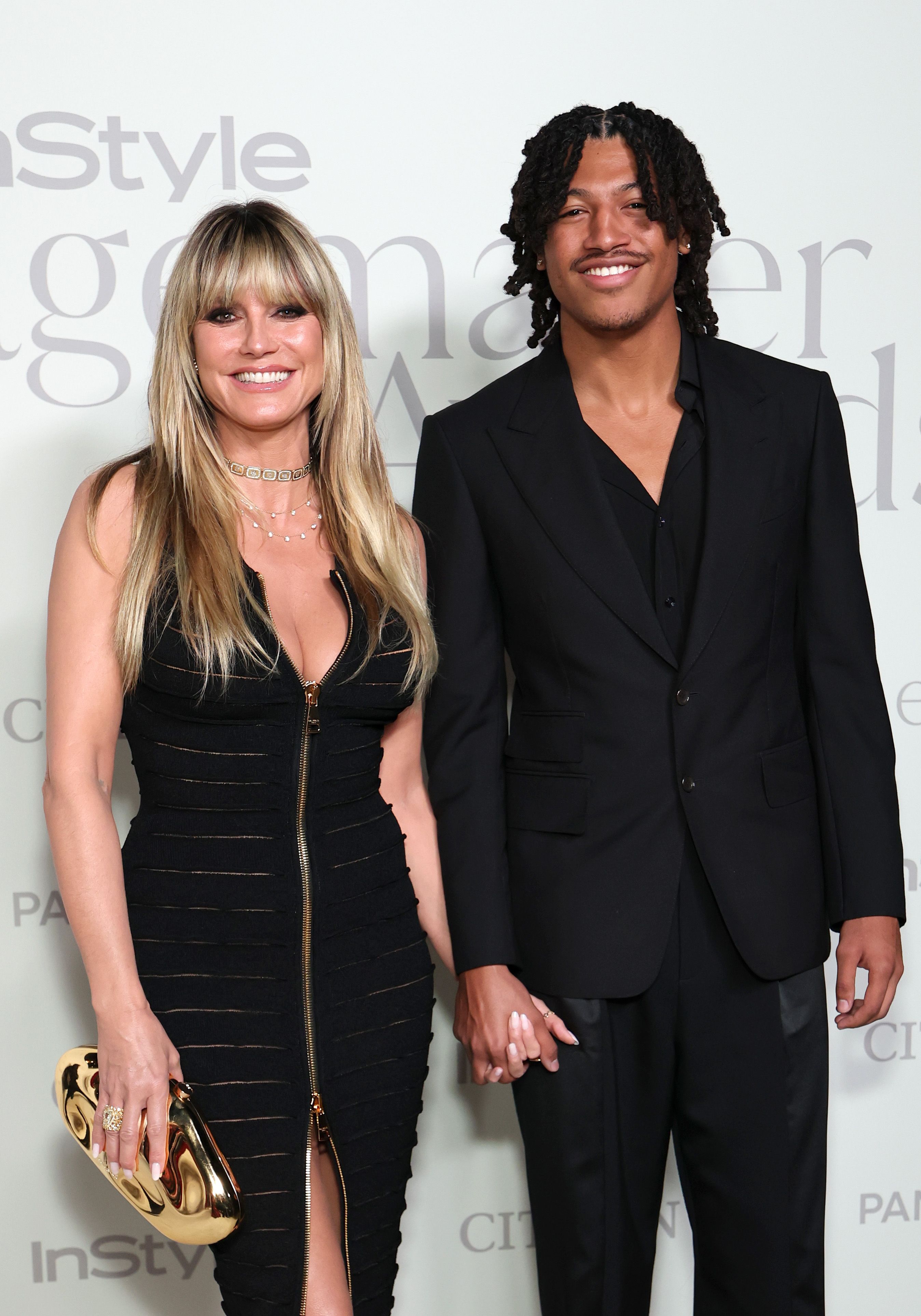 Heidi Klum and Henry attend the InStyle Imagemaker Awards 2025 at a Private Residence on October 23 in Bel Air, California | Source: Getty Images