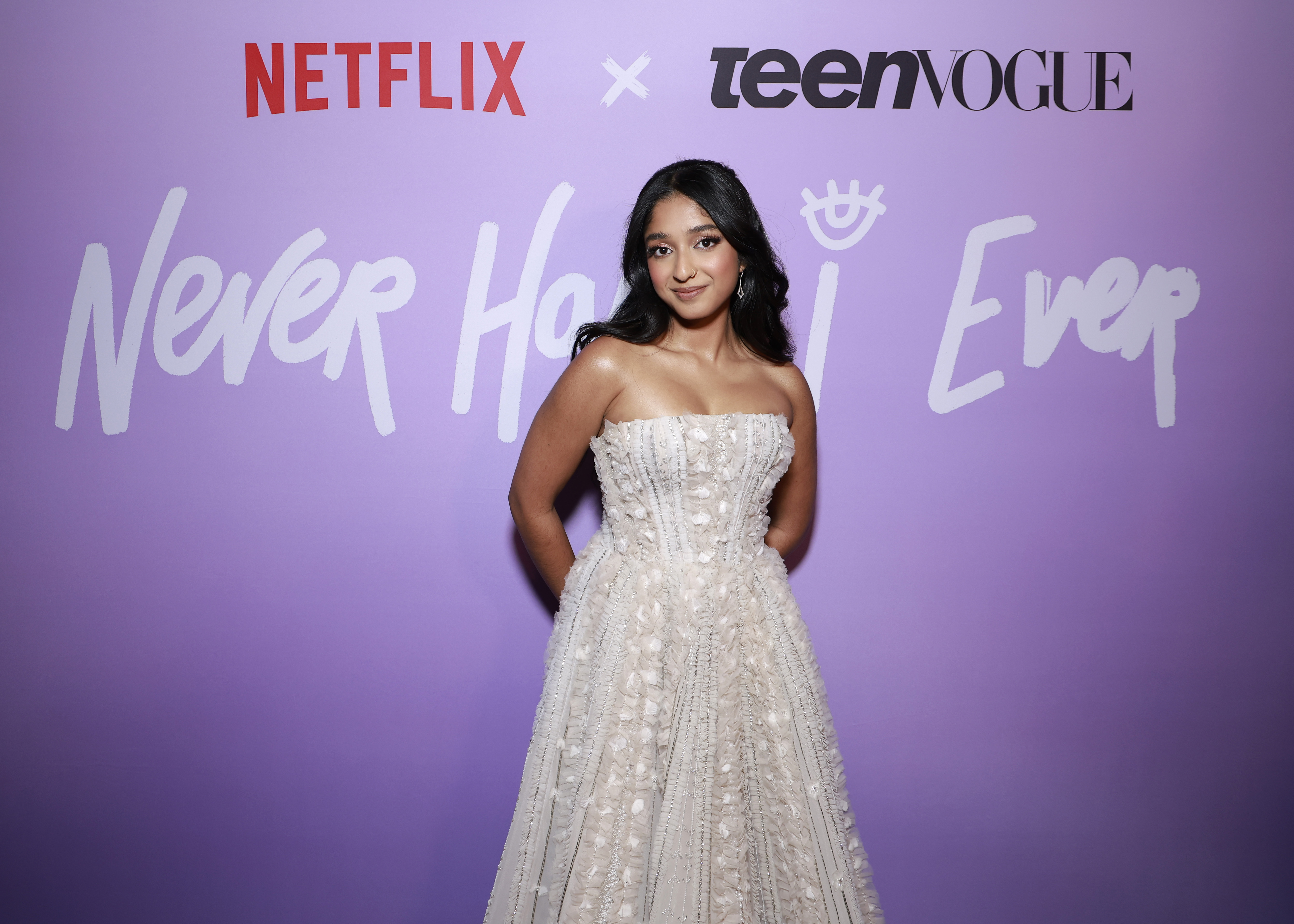 Maitreyi Ramakrishnan attends the Never Have I Ever Season 4 NYC Tastemaker Reception on June 06, 2023, in New York City. | Source: Getty Images