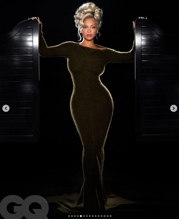 Beyoncé posing for the GQ magazine profile, posted on September 10, 2024 | Source: Instagram/beyonce