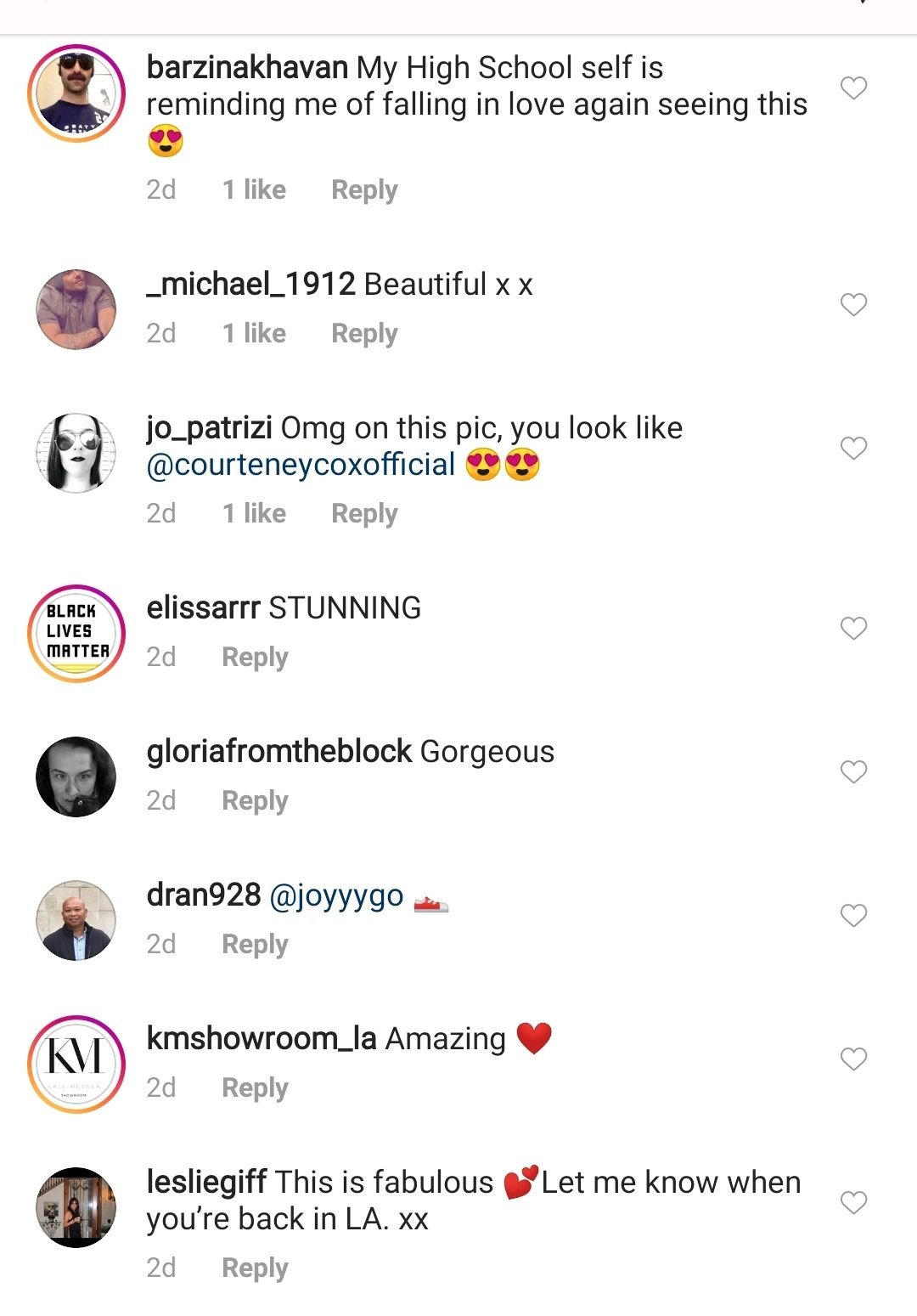 Comments on Demi Moore's page on Instagram | Photo: Instagram/demimoore