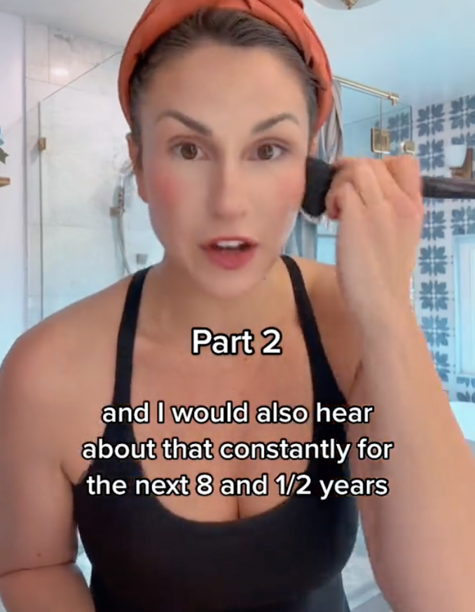 Elle Kelly narrating what happened for years after the wedding | Source: tiktok/itstheelleshow2.0