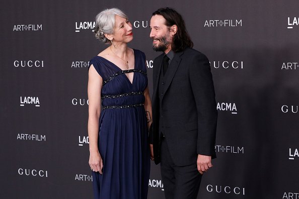 Alexandra Grant and Keanu Reeves at the 2019 LACMA Art + Film Gala on November 02, 2019 | Photo: Getty Images