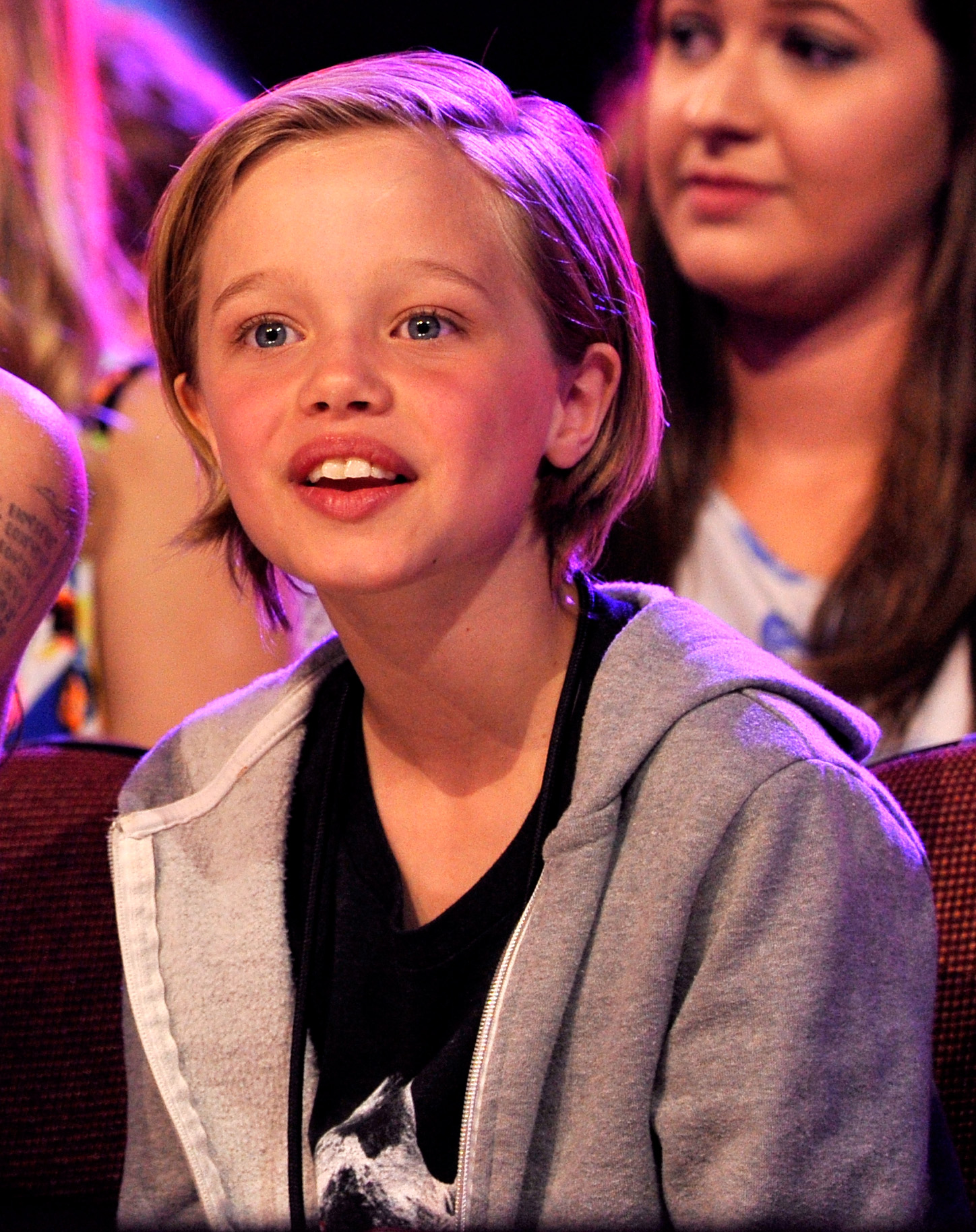 Shiloh Nouvel Jolie-Pitt in the audience during Nickelodeon's 28th Annual Kids' Choice Awards held at The Forum on March 28, 2015 in Inglewood, California. | Source: Getty Images