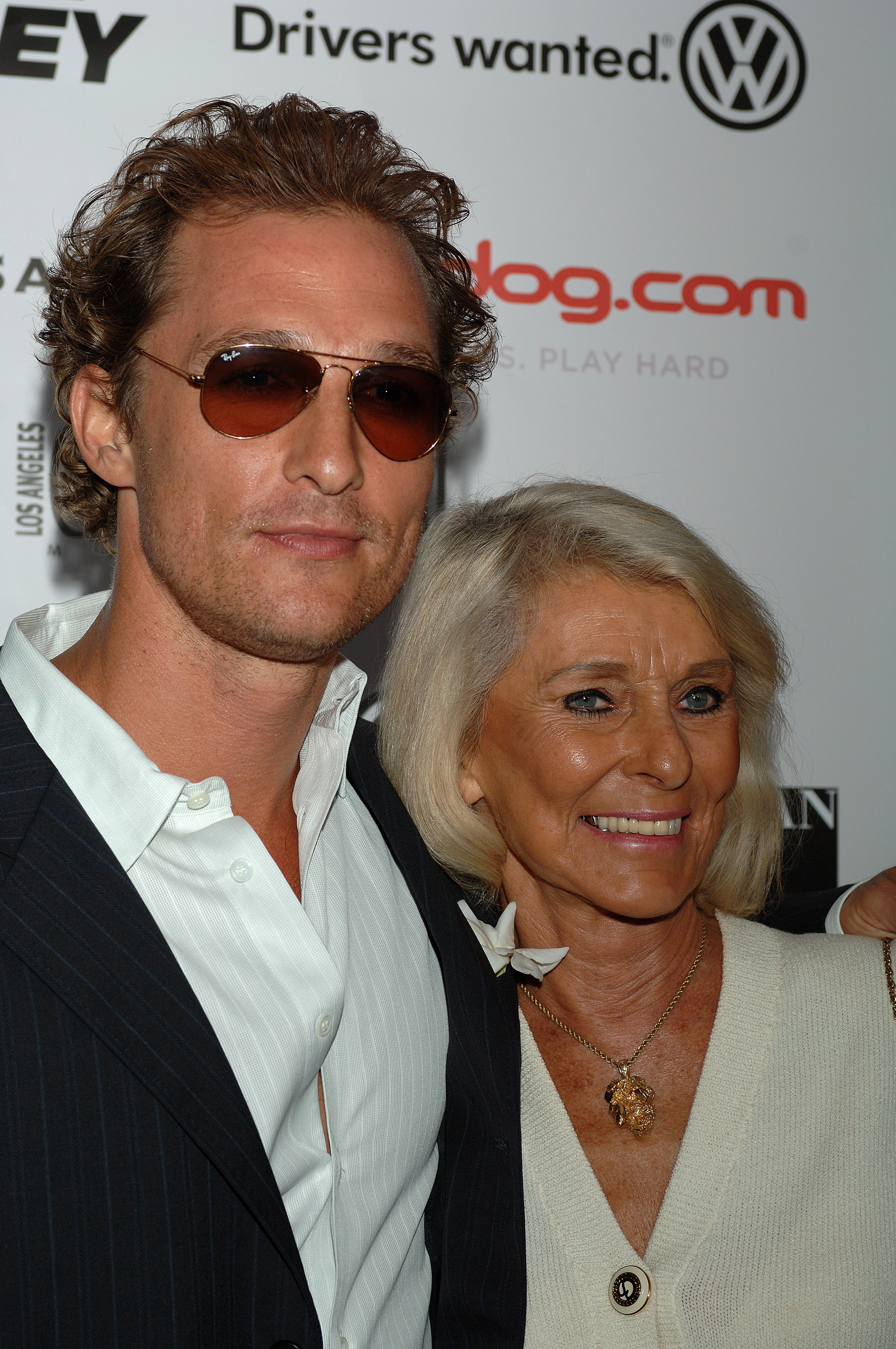 Matthew and Kay McConaughey at the premiere of "Two For The Money" in Beverly Hills, on September 26, 2005 | Source: Getty Images