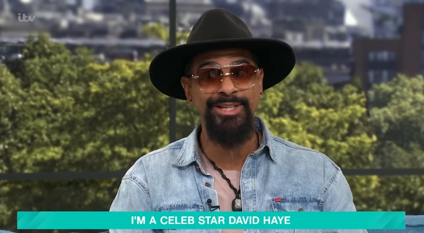 David Haye smiles briefly during the interview, moments after doubling down on his comments about Adam Thomas. | Source: YouTube/This Morning