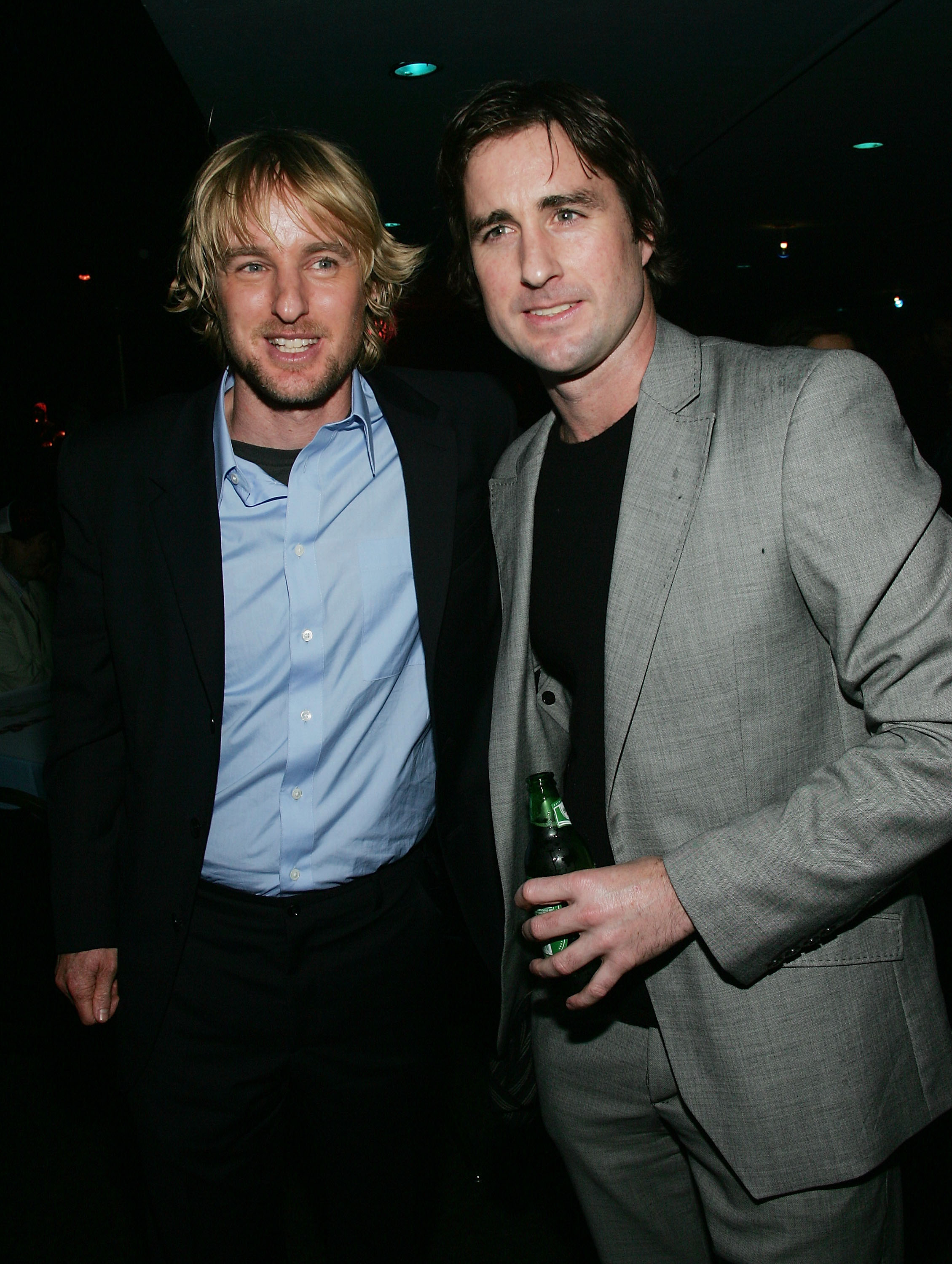 Owen and Luke Wilson attend "The Life Aquatic With Steve Zissou" premiere after party in New York City, on December 9, 2004. | Source: Getty Images