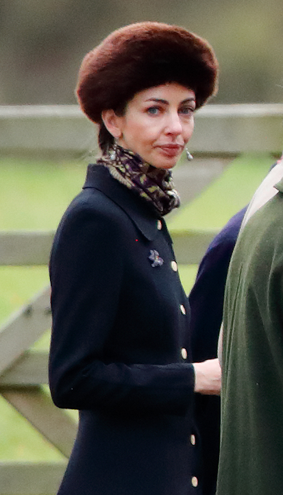 Lady Rose Hanbury attending Sunday service at the Church of St Mary Magdalene in King's Lynn, England on January 5, 2020 | Source: Getty Images