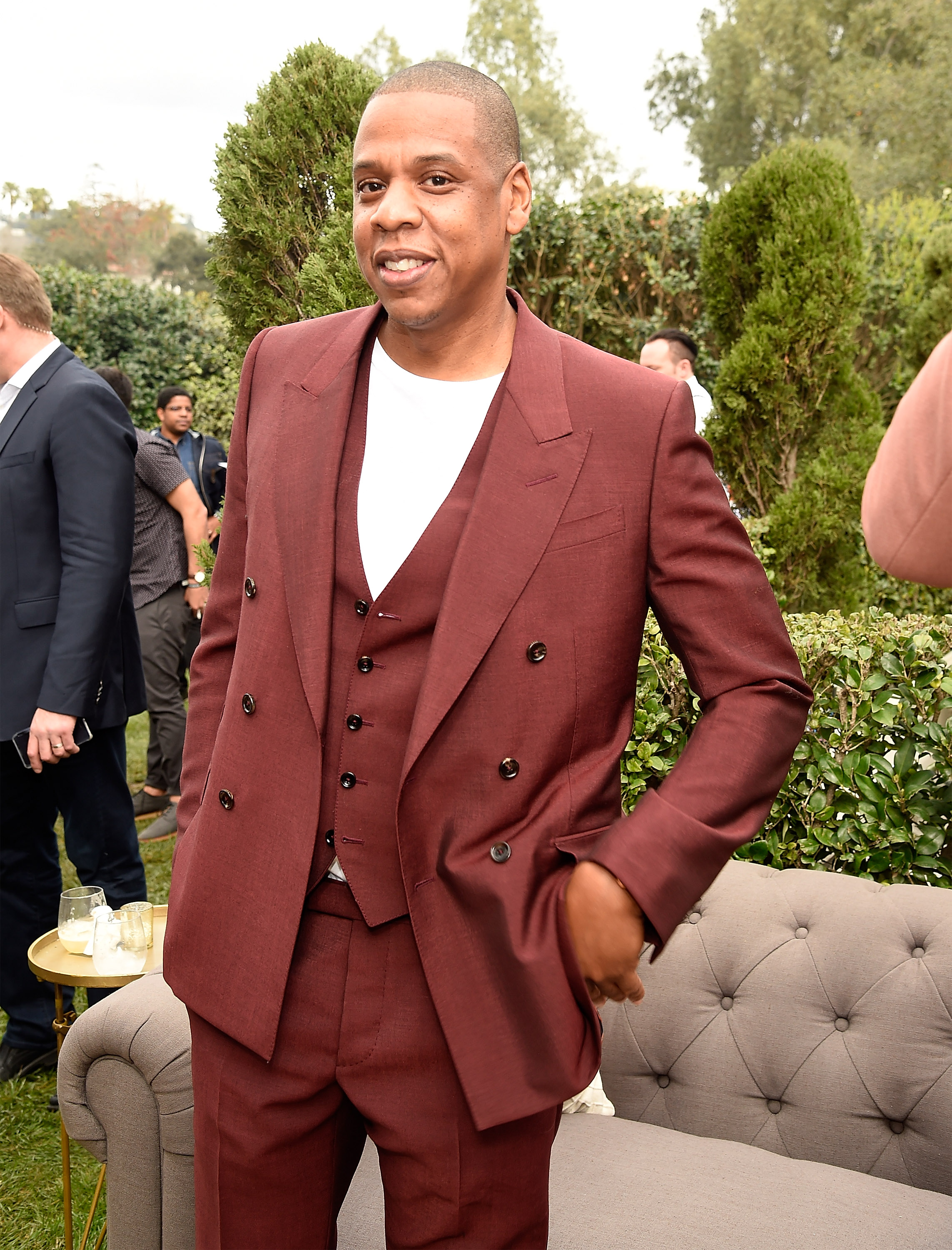 Jay Z attends the 2017 Roc Nation Pre-GRAMMY brunch at Owlwood Estate on February 11, 2017, in Los Angeles, California. | Source: Getty Images