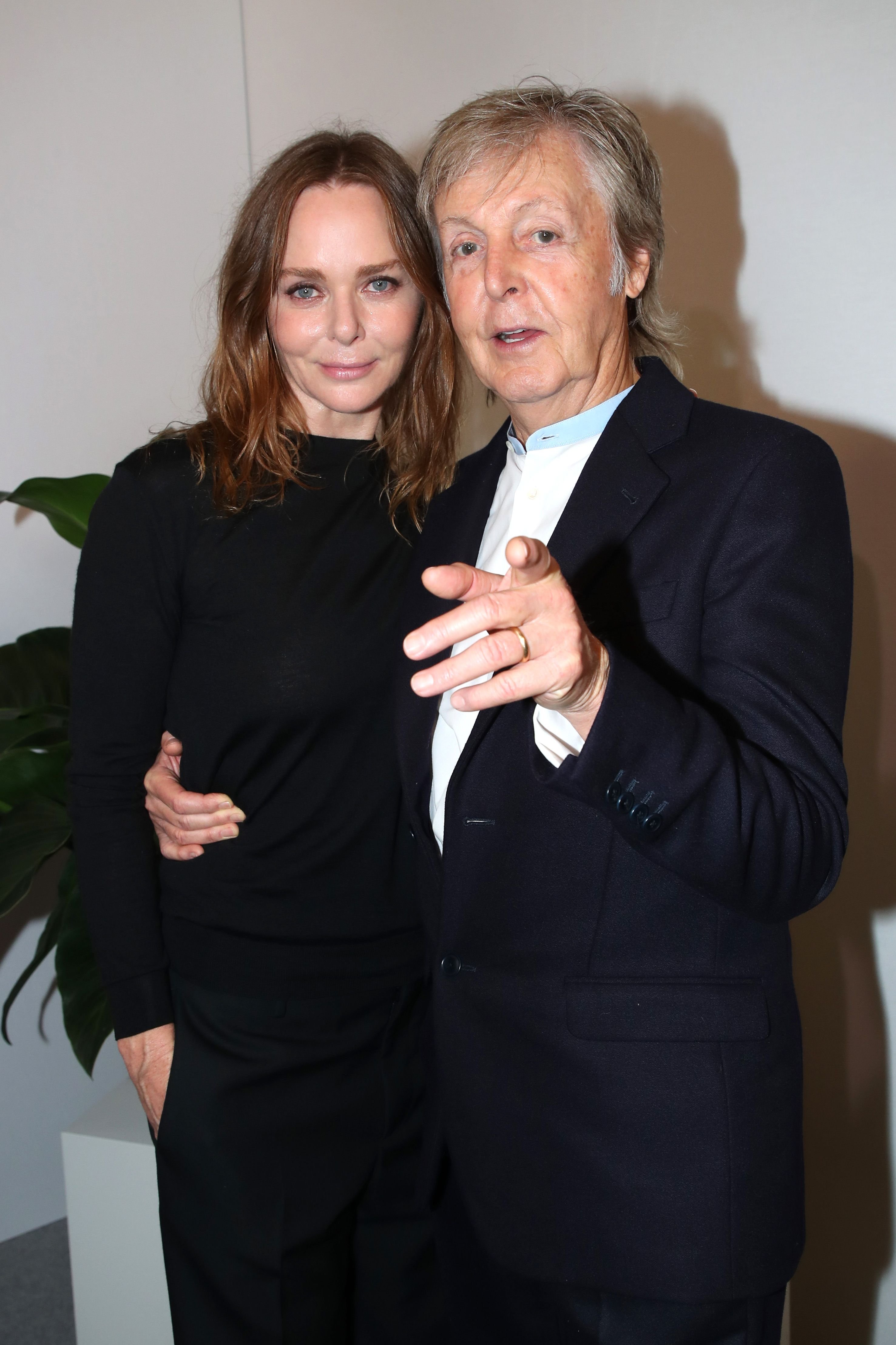 Stylist Stella McCartney and her father Paul McCartney pose after the Stella McCartney Womenswear Spring/Summer 2020 show as part of Paris Fashion Week on September 30, 2019 in Paris, France. | Source: Getty Images