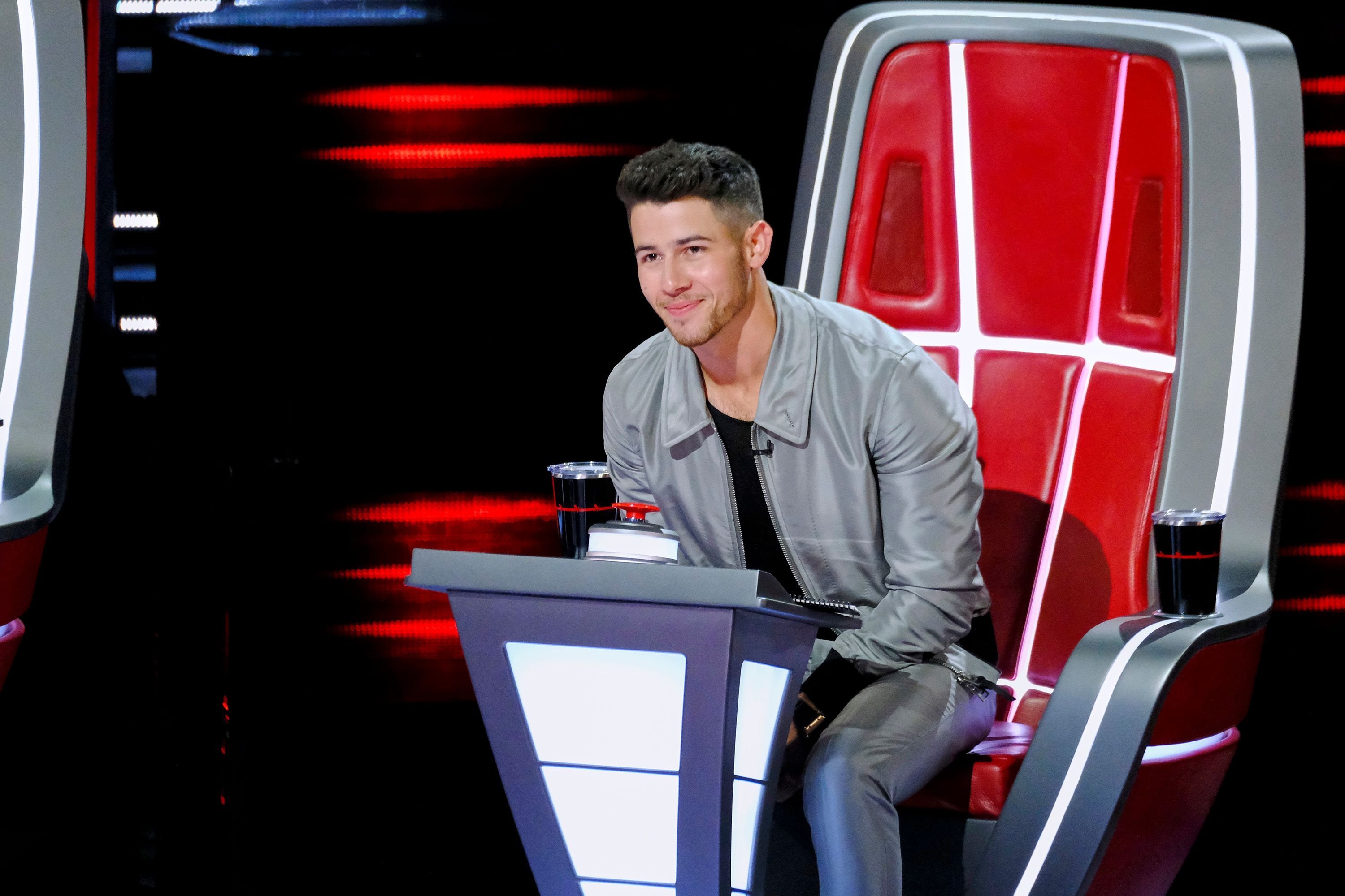Nick Jonas on his coaching duty at The Voice - Season 18 | Photo: Getty Images