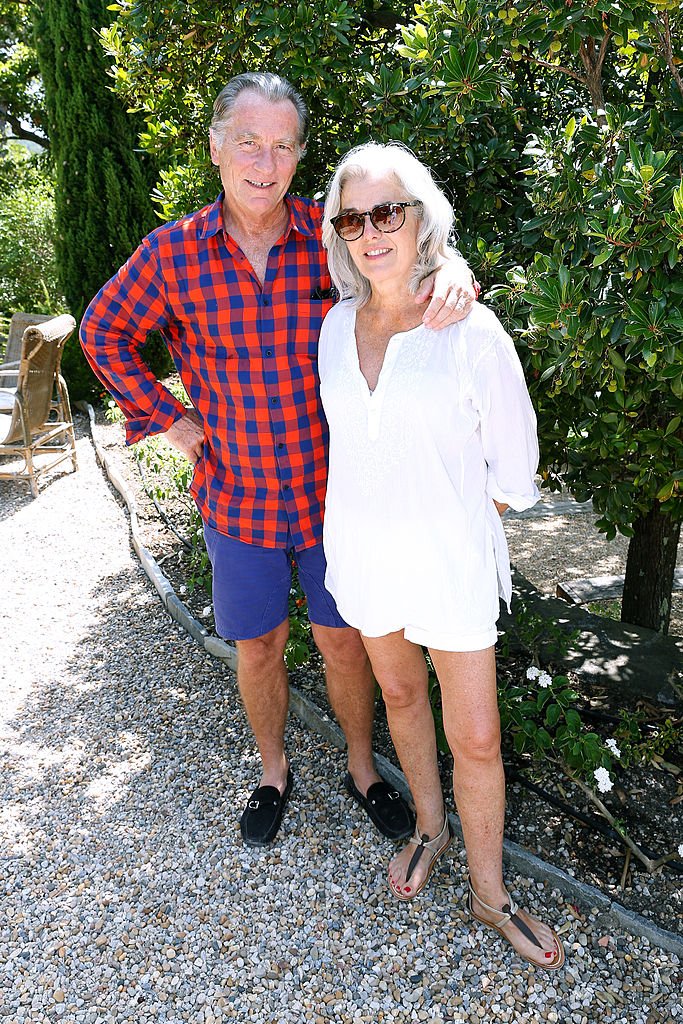  William Leymergie et sa femme Marilyn Leymergie assistent au déjeuner chez Jacqueline Franjou le 4 août 2013 à Ramatuelle, France. | Photo : Getty Images