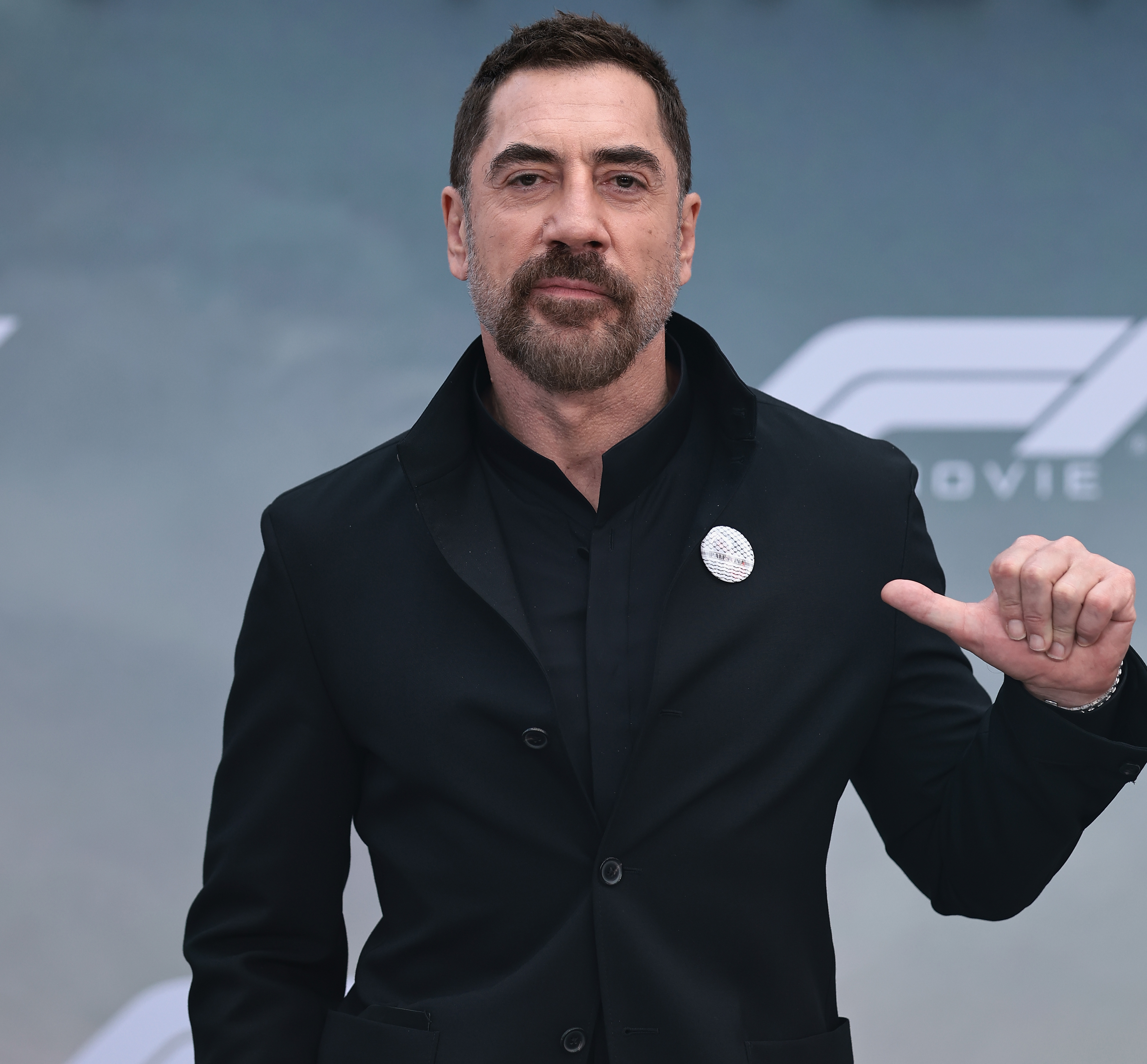 Javier Bardem attends the Apple Original Films & Warner Bros. Pictures "F1" world premiere in Times Square in New York City on June 16, 2025. | Source: Getty Images