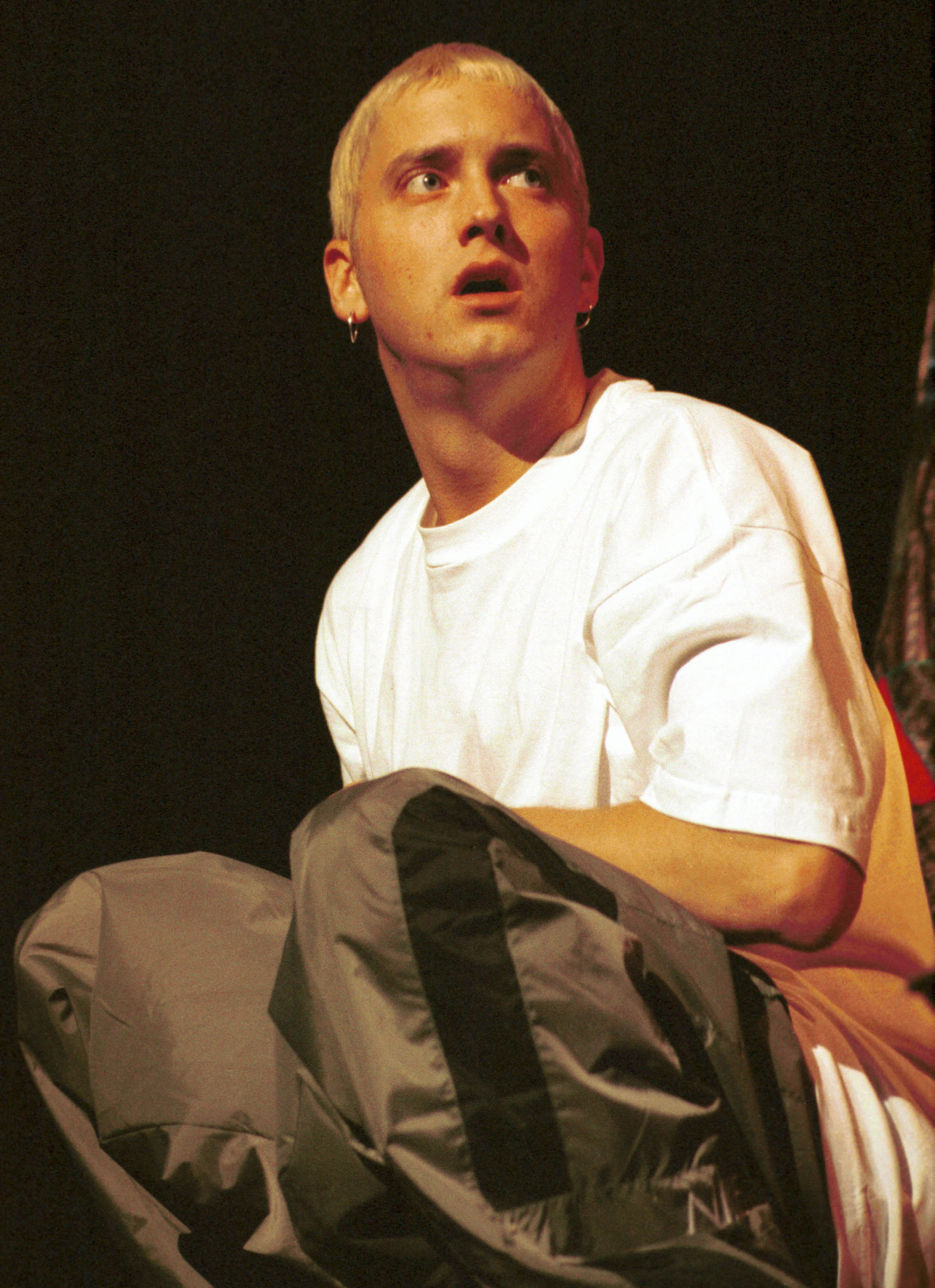 Eminem performs in concert at the House of Blues on May 5, 1999, in Las Vegas, Nevada. | Source: Getty Images