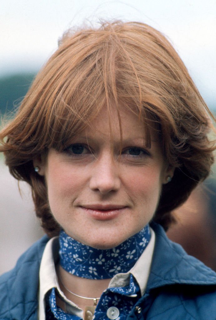 Lady Sarah Spencer, sœur de Lady Diana Spencer, au Guards Polo Club le 29 juin 1977. | Photo : Getty Images