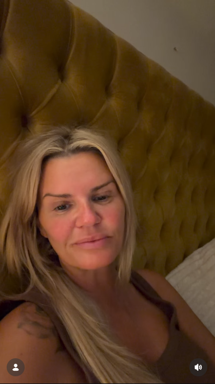 A screengrab of Kerry Katona's video, posted 27 April 2026. | Source: Instagram/kerrykatona7
