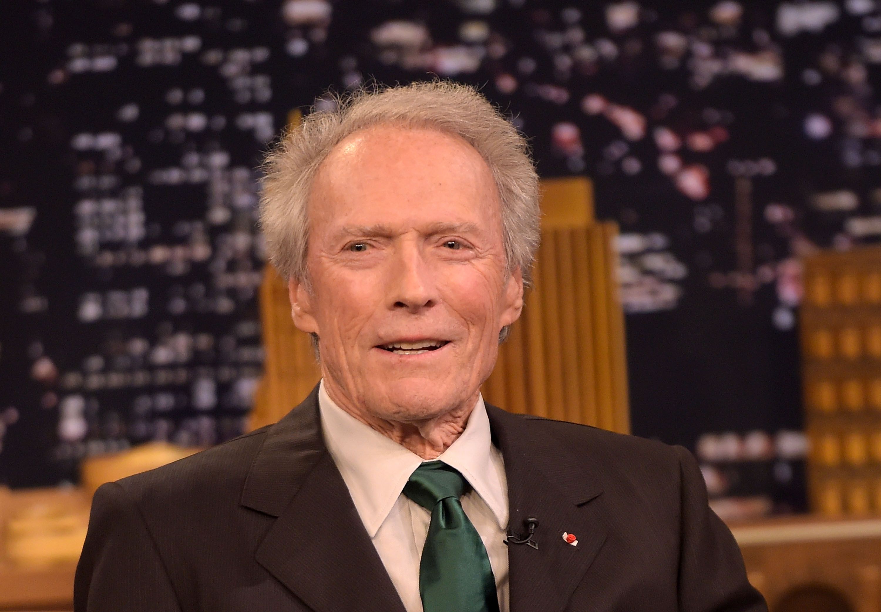 Clint Eastwood on the set of "The Tonight Show Starring Jimmy Fallon" at Rockefeller Center on September 6, 2016 in New York City. | Source: Getty Images