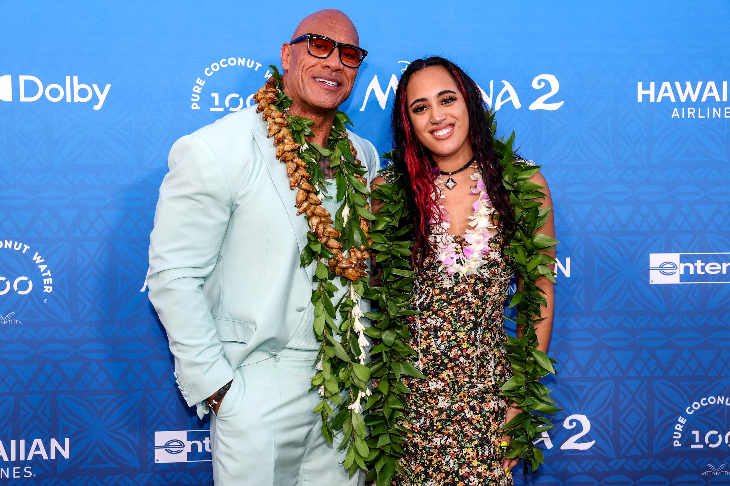 Dwayne and Simone Johnson attend the premiere of "Moana 2'" on November 21, 2024 | Source: Getty Images