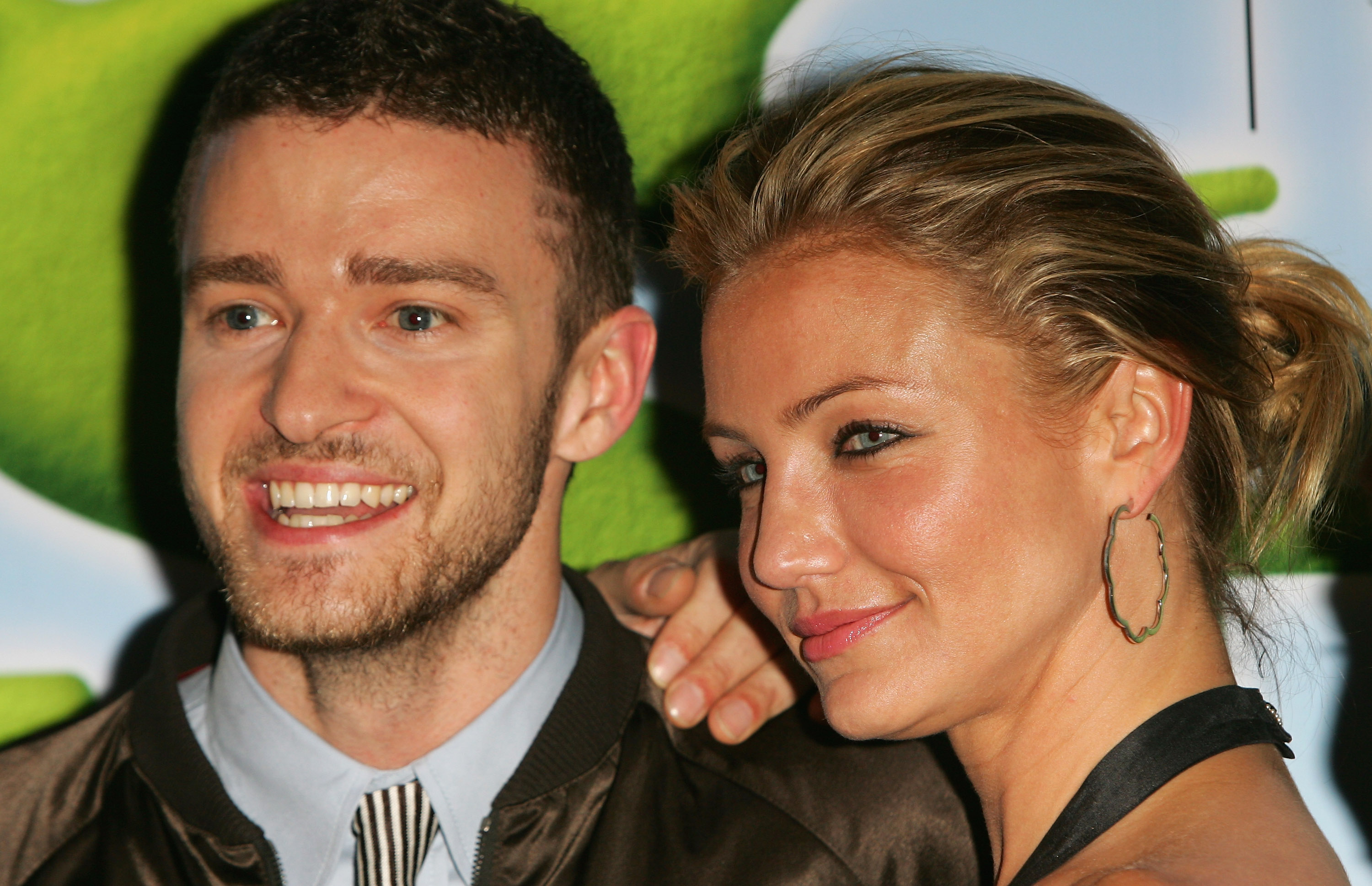 Justin Timberlake and Cameron Diaz at the premiere of "Shrek The Third" in London, England on June 11, 2007 | Source: Getty Images
