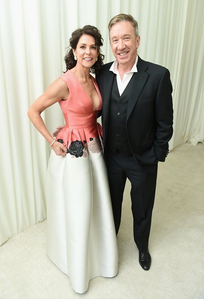 Jane Hajduk and Tim Allen at The City of West Hollywood Park on March 4, 2018 in West Hollywood, California. | Photo: Getty Images