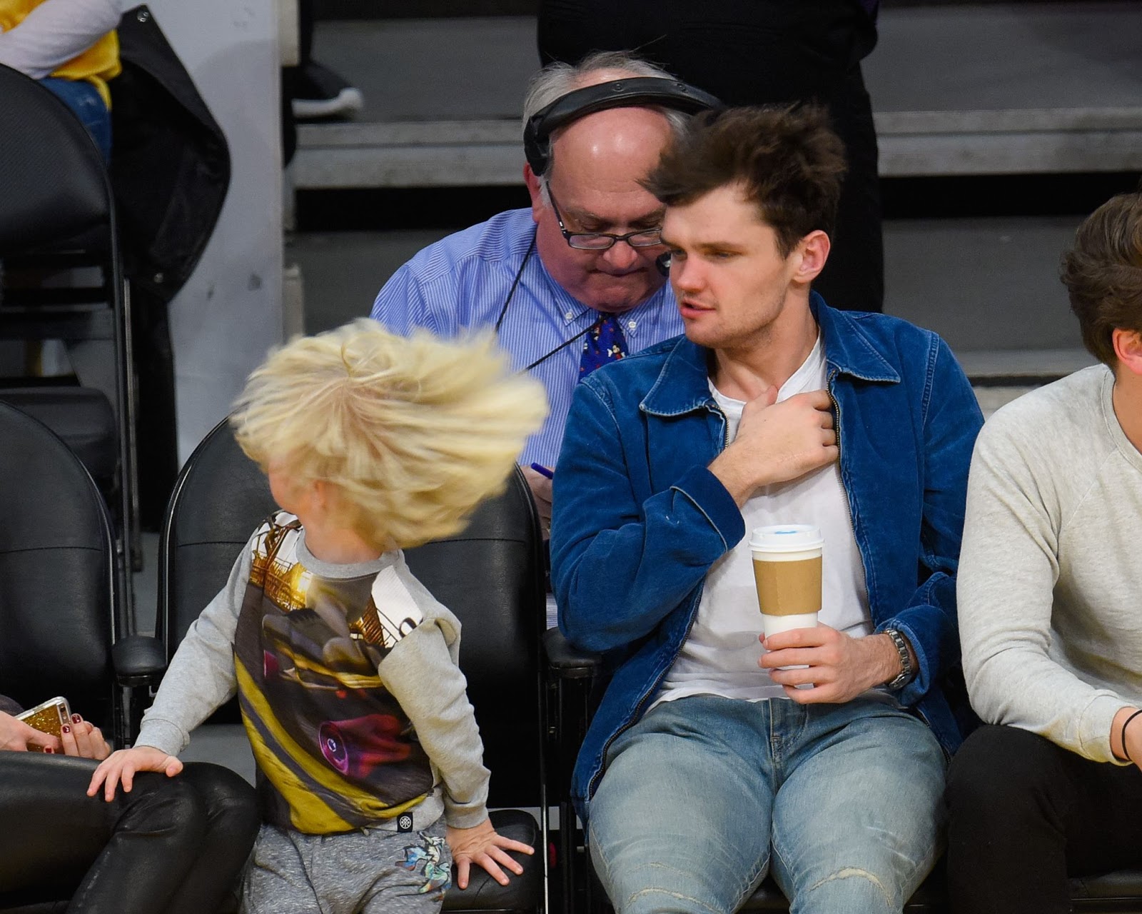 Ray Nicholson photographed at a basketball game on January 20, 2017, in Los Angeles, California. | Source: Getty Images