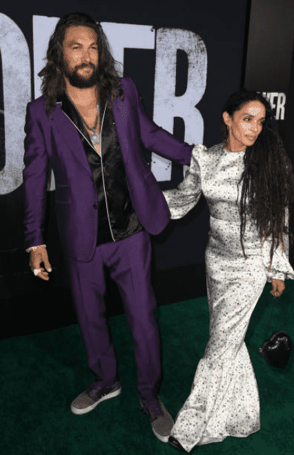 Jason Momoa and Lisa Bonet on the red carpet for the premiere of the "Joker," on September 28, 2019, California | Source: Getty Images