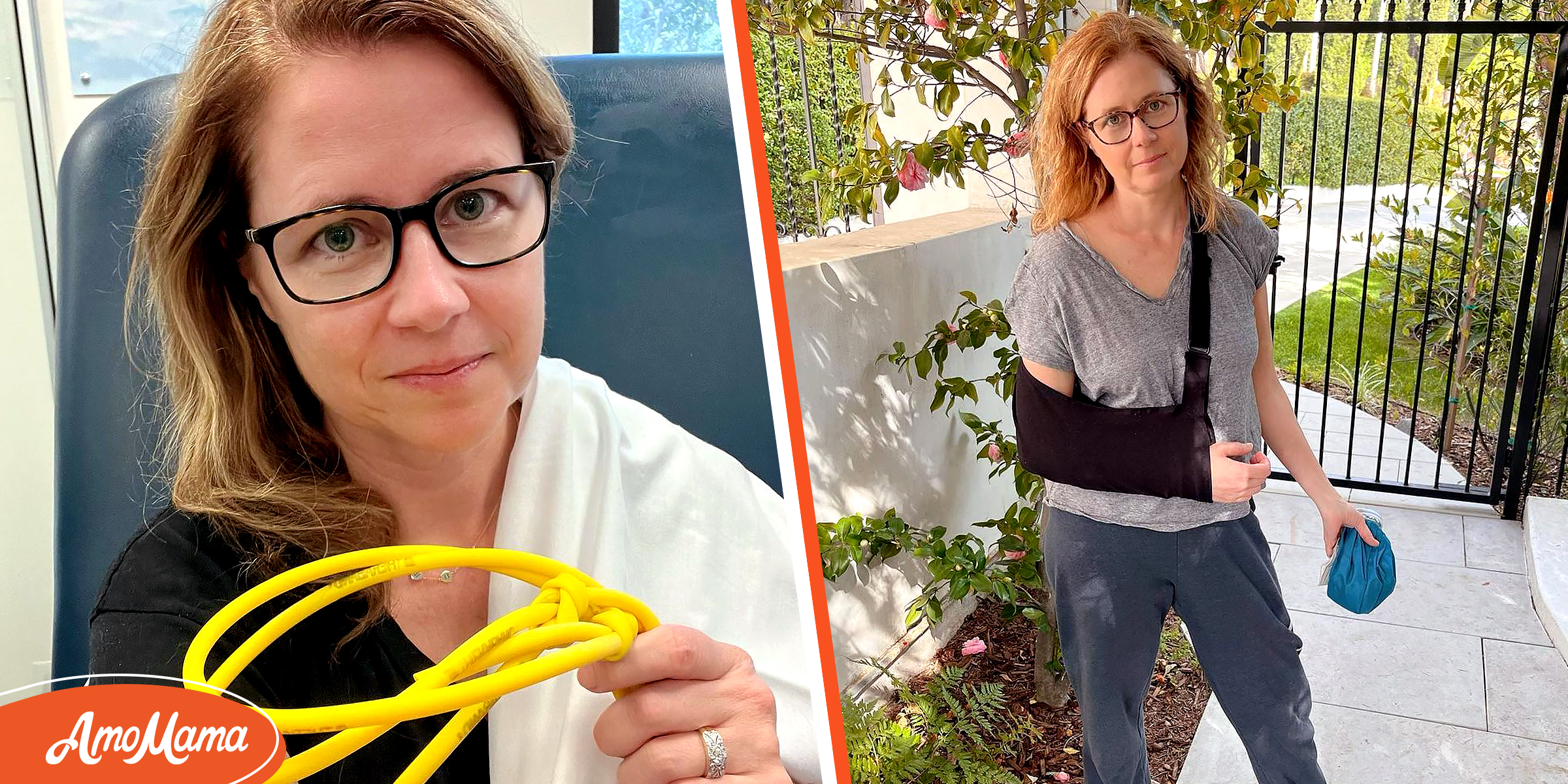 Jenna Fischer Gives an Update on Her Shoulder 3 Months after Breaking It