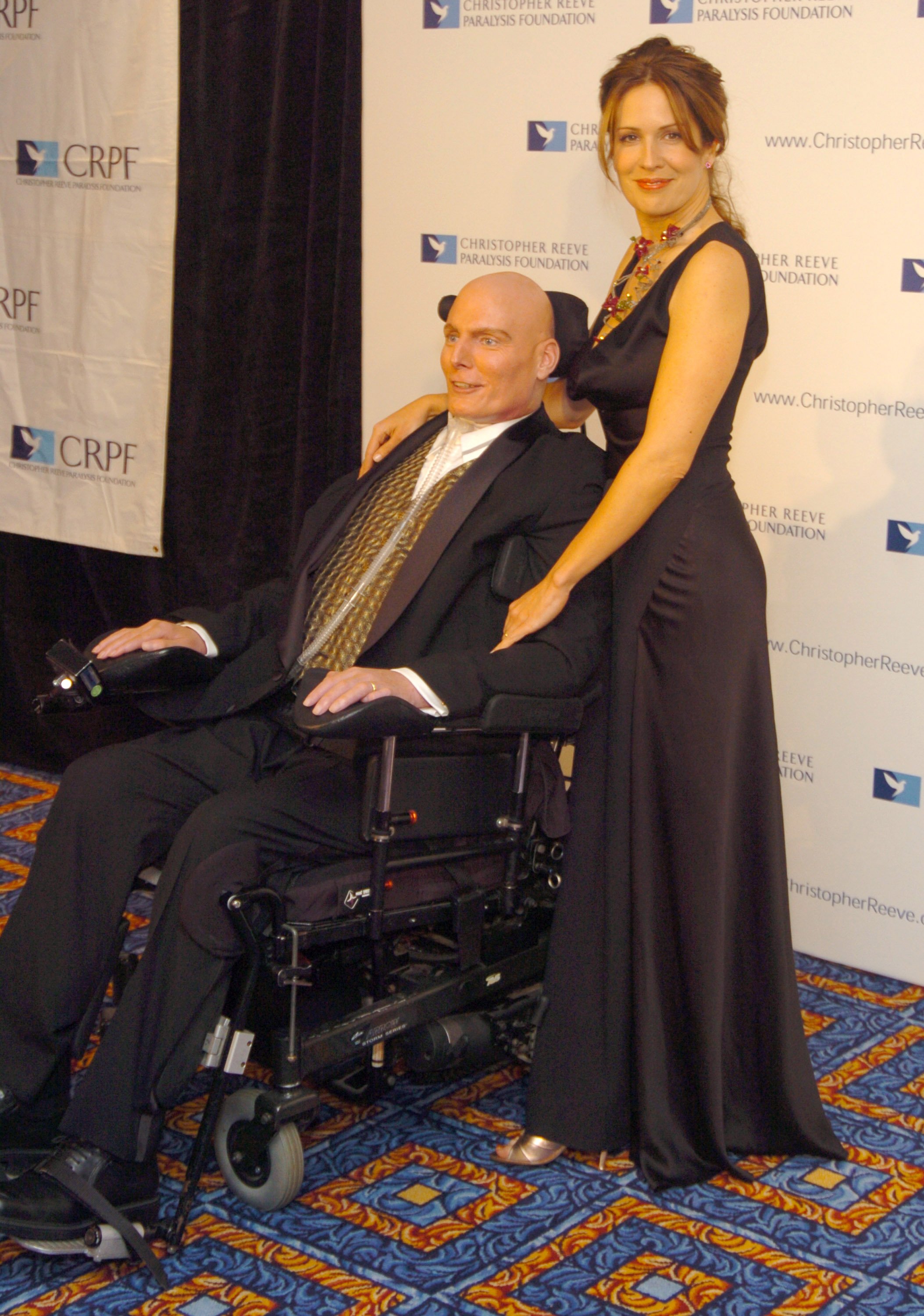 Christopher Reeve and wife Dana Reeve during 13th Annual 