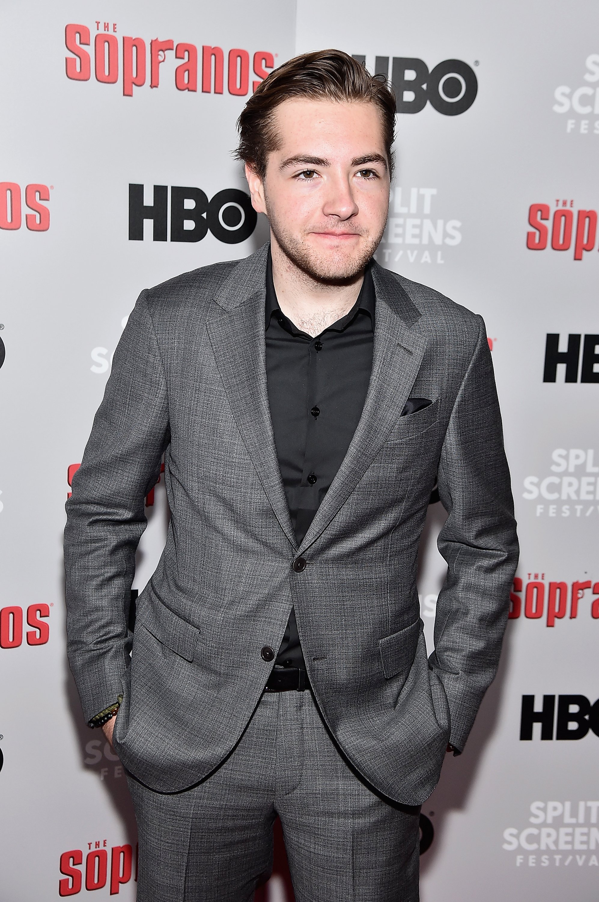 The 19-year-old Michael Gandolfini is set to follow in his father's footsteps. Image credit: Getty/GlobalImagesUkraine